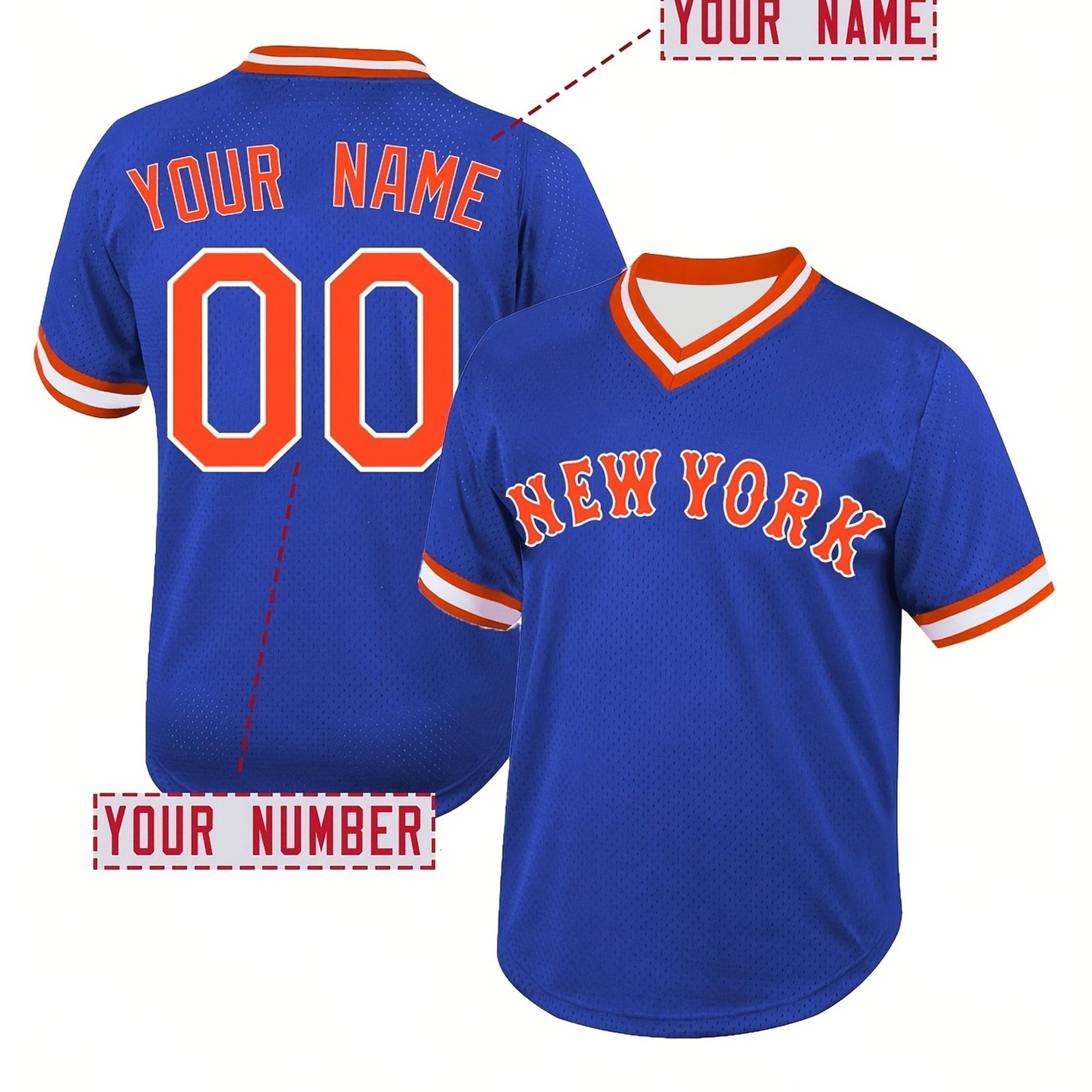 TEMU Men's Custom Football Jersey Personalized Name & Number - Breathable V-neck Lightweight Jersey Suitable For Matches, Training, Parties -