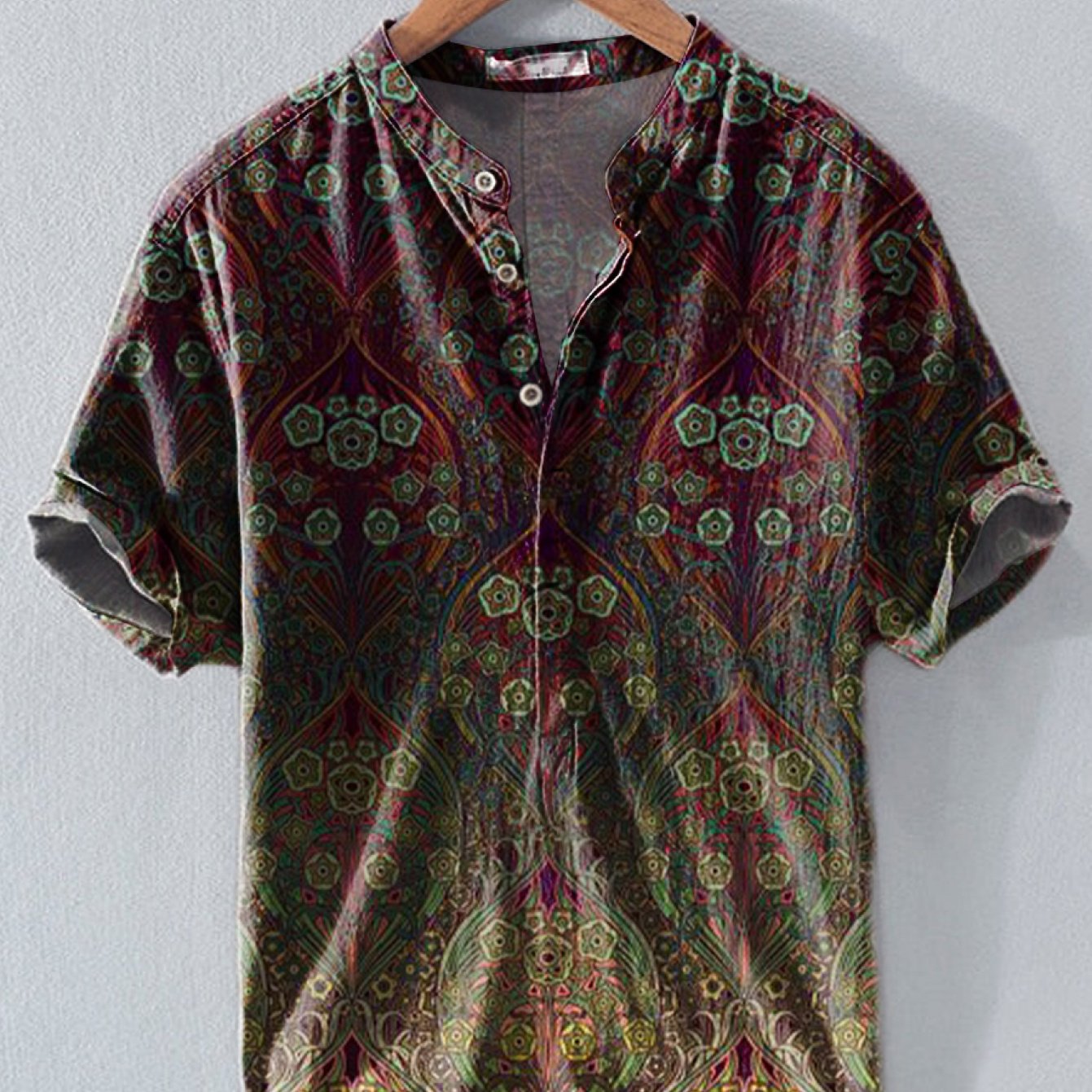 Men's Stand Collar For Comfortable Daily Casual Outfits