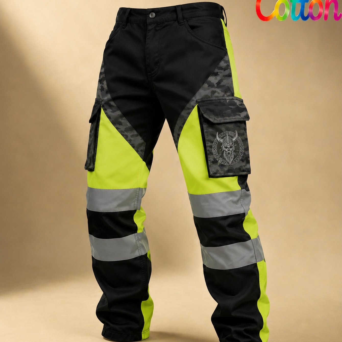 2026 Men's Trousers (beltless): Casual Versatile Men's Trousers With Neon Highlights For A Modern Edge. Perfect For Work And . Designed For And Functionality