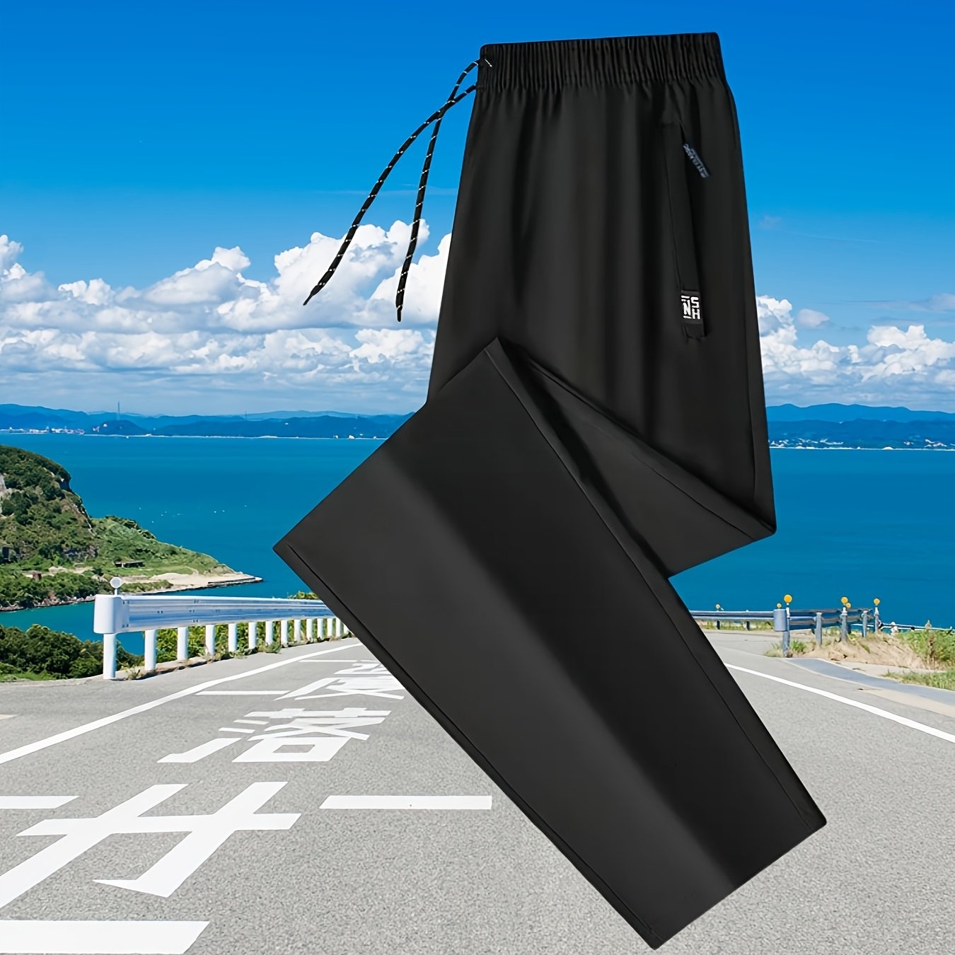 E-shop Herrenhose Sport Herren Freizeithose Strapazierfähig und locker gerader Bein Slimming Vielseitige Herren Sporthose Ausgehen Jogginghose Outdoor