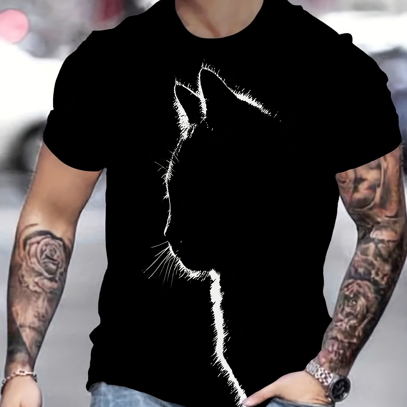 TEMU Ale Novelty Men's 3d Print Fashion T-shirt