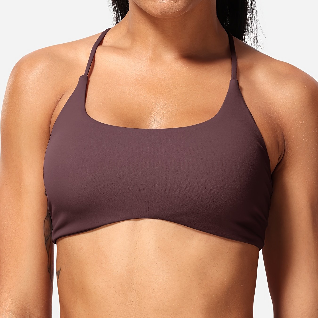 Sports Fitness Running Shock Proof Yoga Bra Gather Anti - Temu