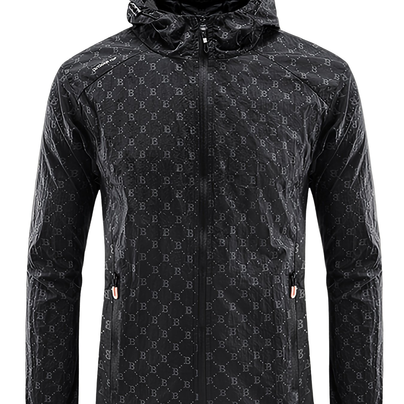 TEMU Spring ' Back-to- Versatile Casual Easy Letter Solid Color Outerwear Thin Long Sleeve Men's Hot Item Clothes Summer Hooded Shirt Daily Jacket