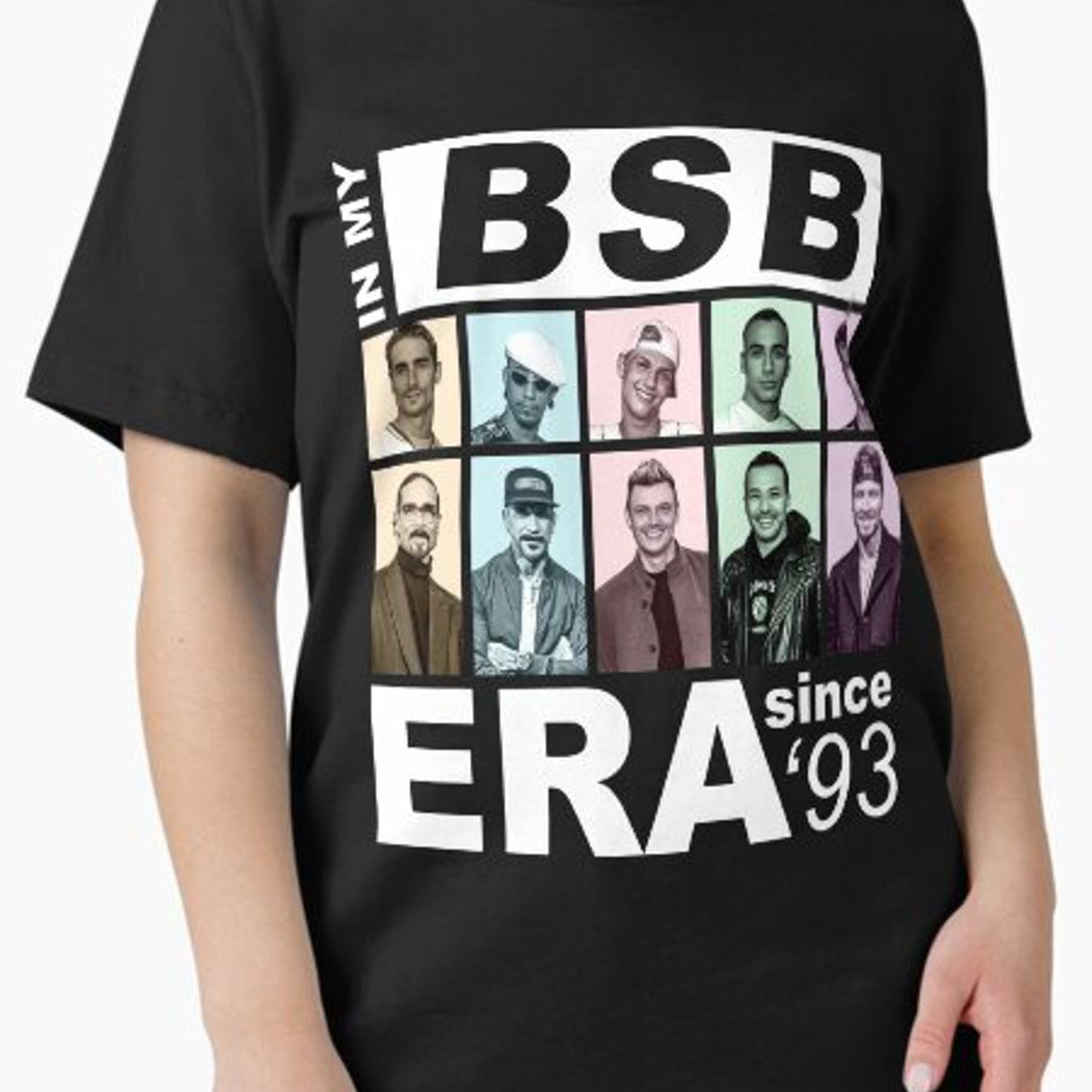 In My Bsb Era Since 93 T-shirt Tee | Casual Crew Neck, Stretch Fabric, Regular Fit, Print Pattern, Perfect For Men