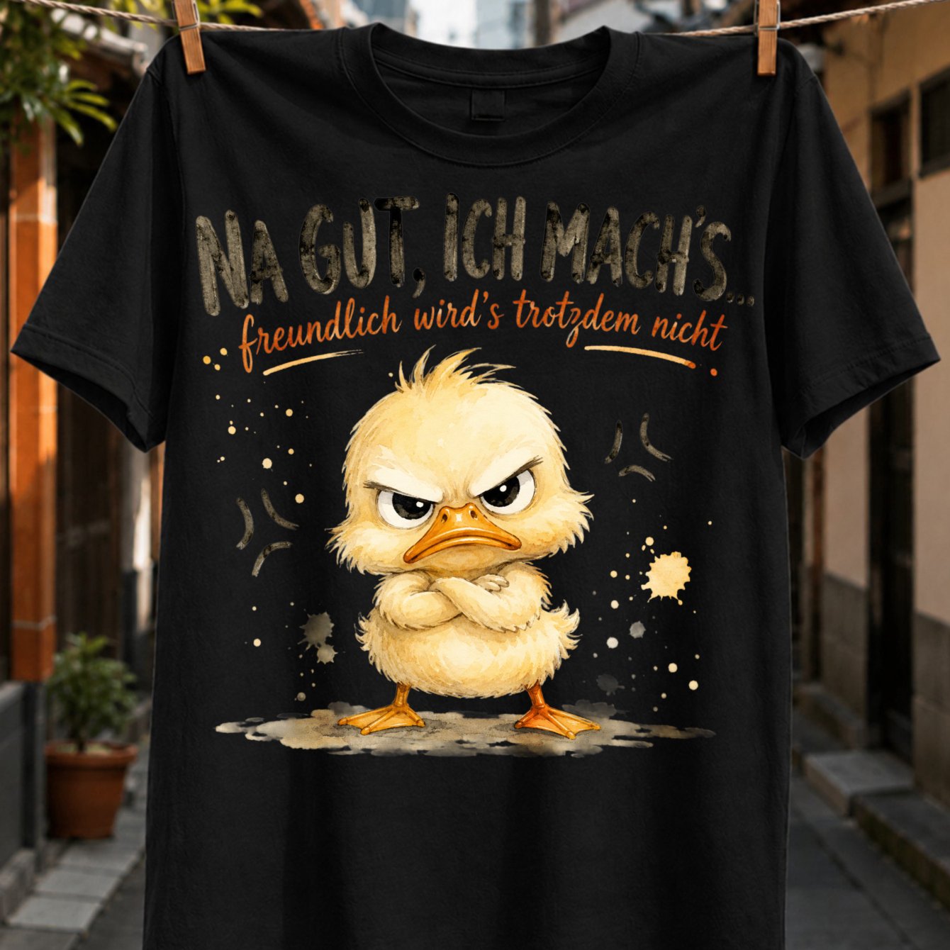 With German Na Gut Ich Freundlich Wirds Trotzdem Nicht Humor Slogan Unisex All T-shirt