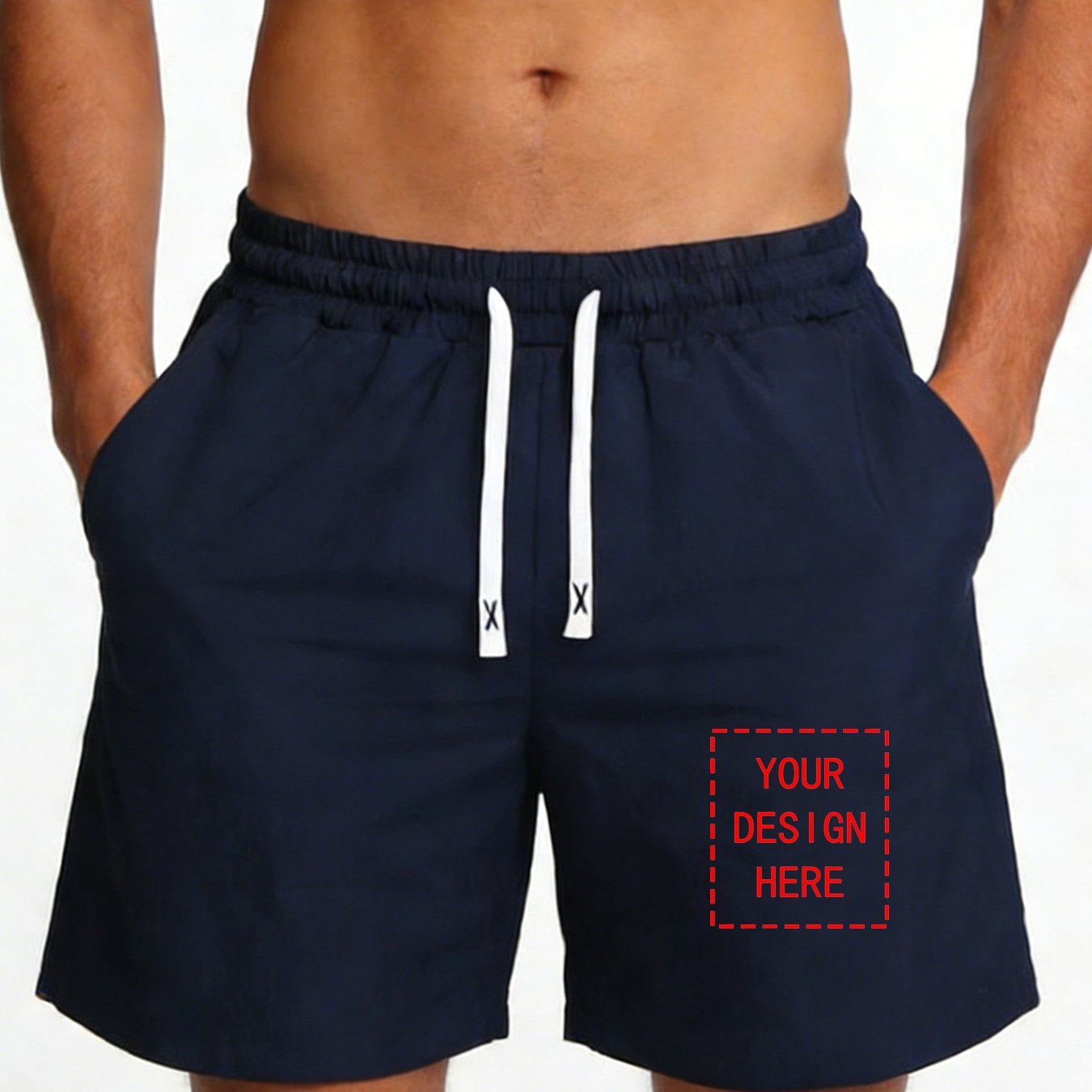 TEMU [Personalizzato] Pantaloncini da con coulisse e stampa personalizzata, shorts estivi casual da outdoor - Pantaloncini sportivi casual atletici