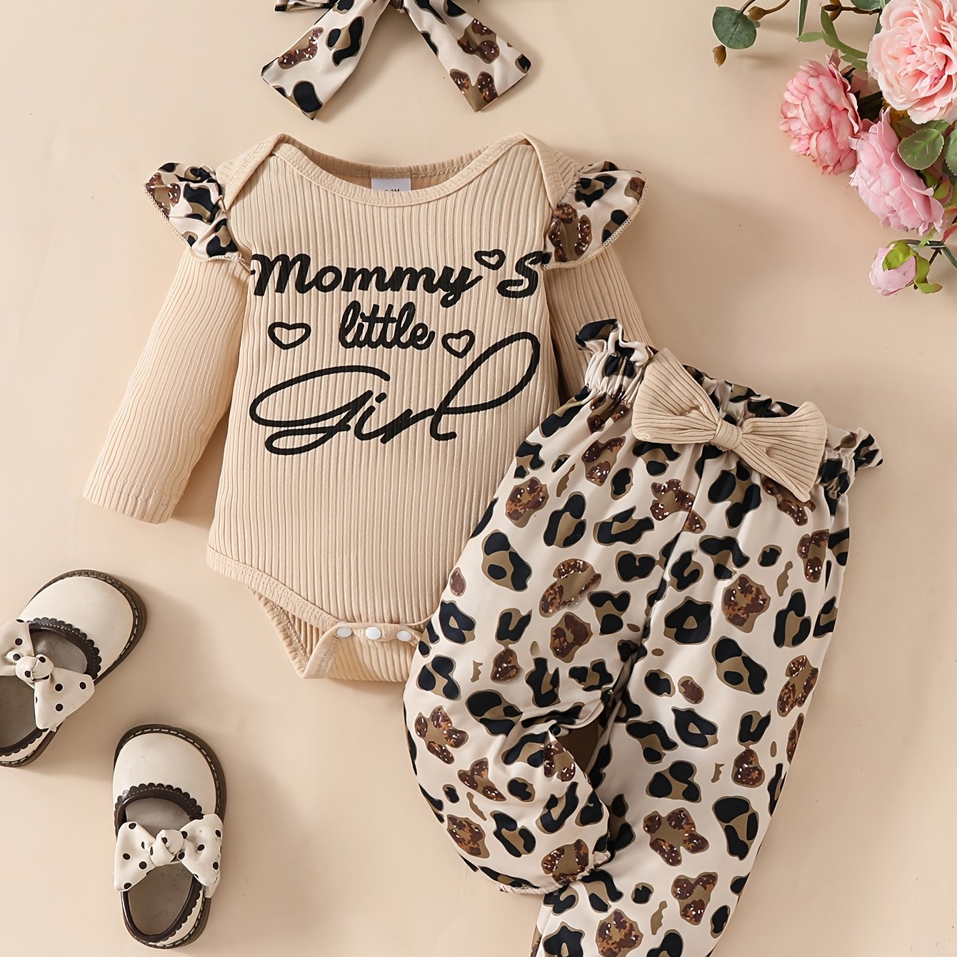 Long-sleeved Long-legged Ha Clothes Set + Headscarf Three-piece Set, For Outdoor