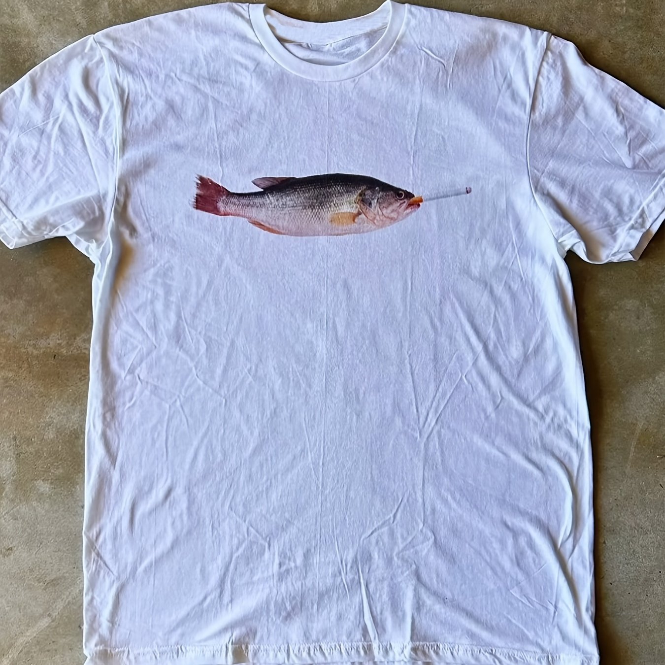 TEMU Y2k Summer New Printed T-shirt Trendy Loose Short Sleeve Top