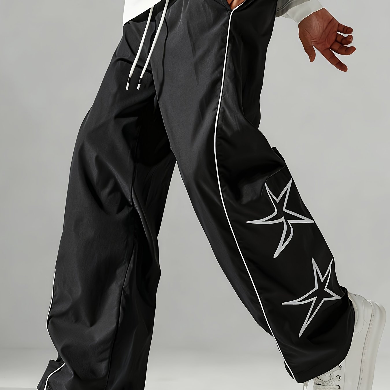 TEMU Men's Stripe Sports Casual Pants 2025 Style