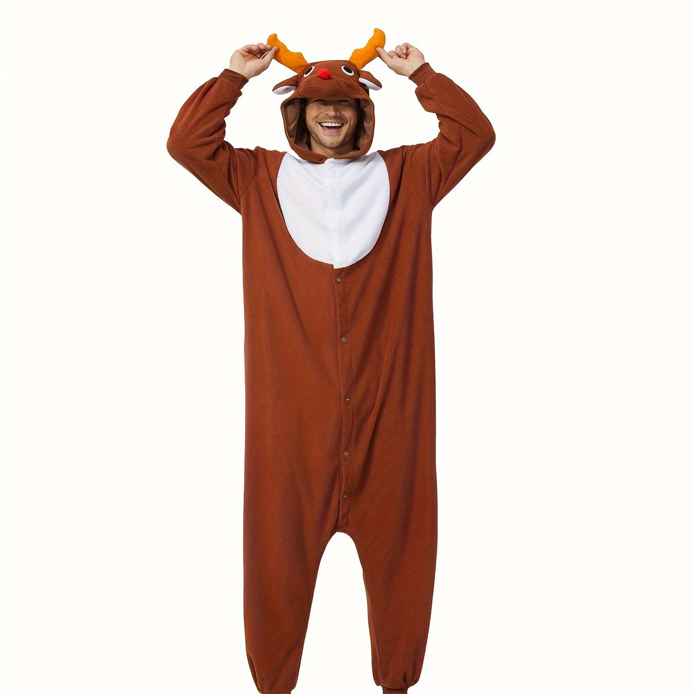 TEMU Christmas Onesie Adult Halloween Onesie Adultonesie Costume Adult Mens Onesies For Adultsadult Onesies For Women Adult Onesie Costume