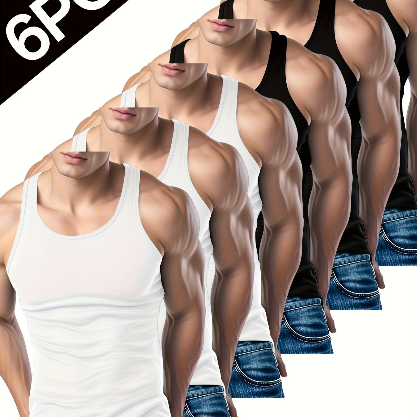 6pcs 's Spring/ Tank Tops