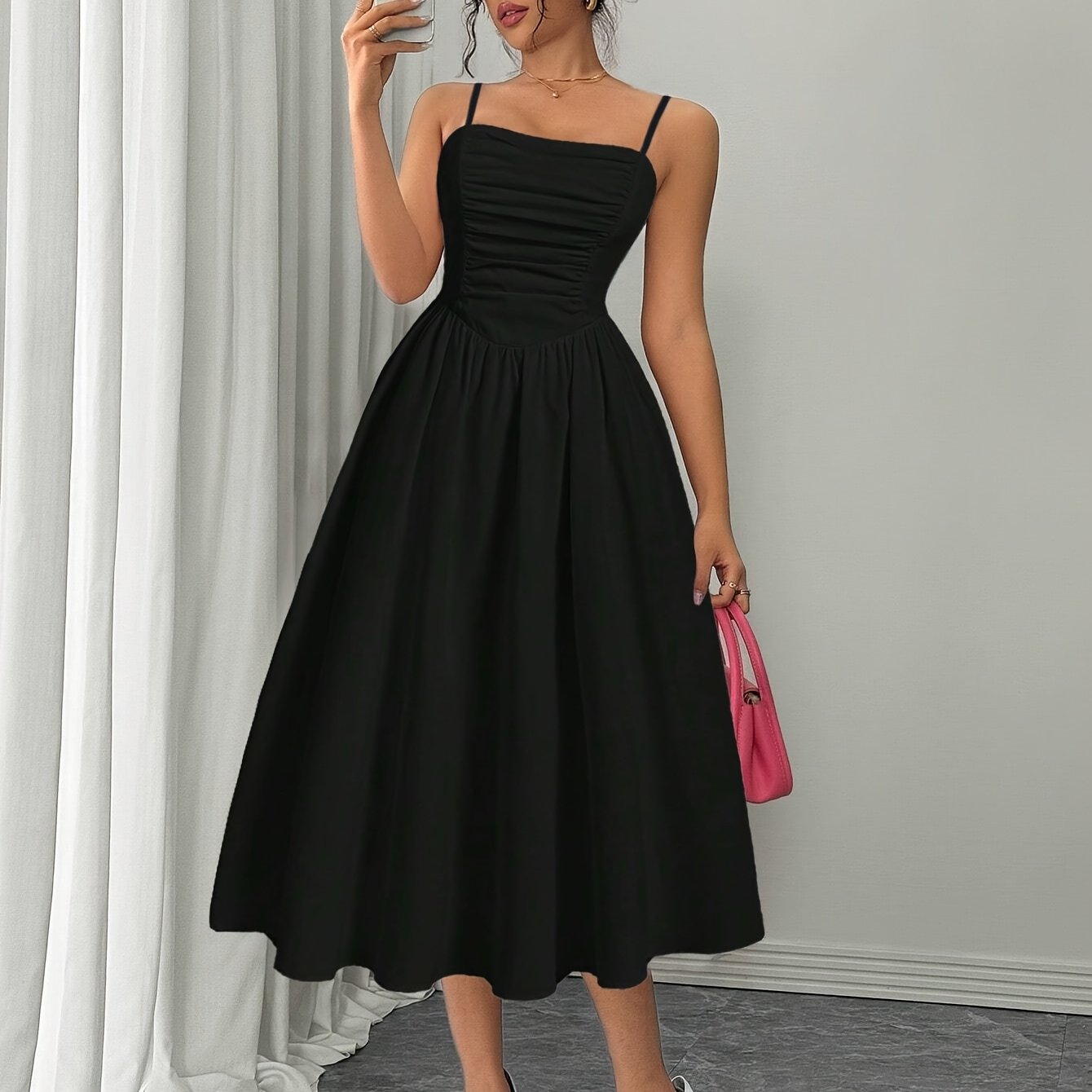 Black Backless Dress