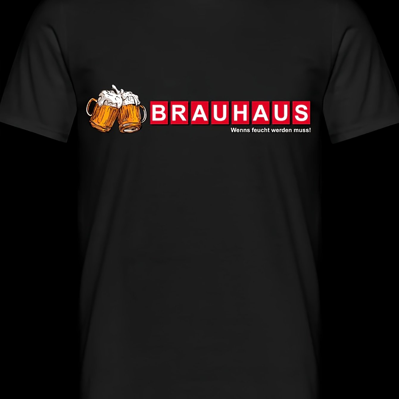 Image of Funny Beer T-shirt - Brewery Parody With "when Things " Slogan - Casual Round Neck Tee Suitable For , Machine Washable Humorous Gift For Beer Lovers & Language Apparel