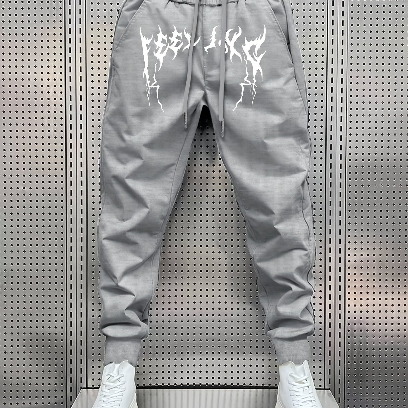 TEMU Pantaloni lunghi casual da con stampa