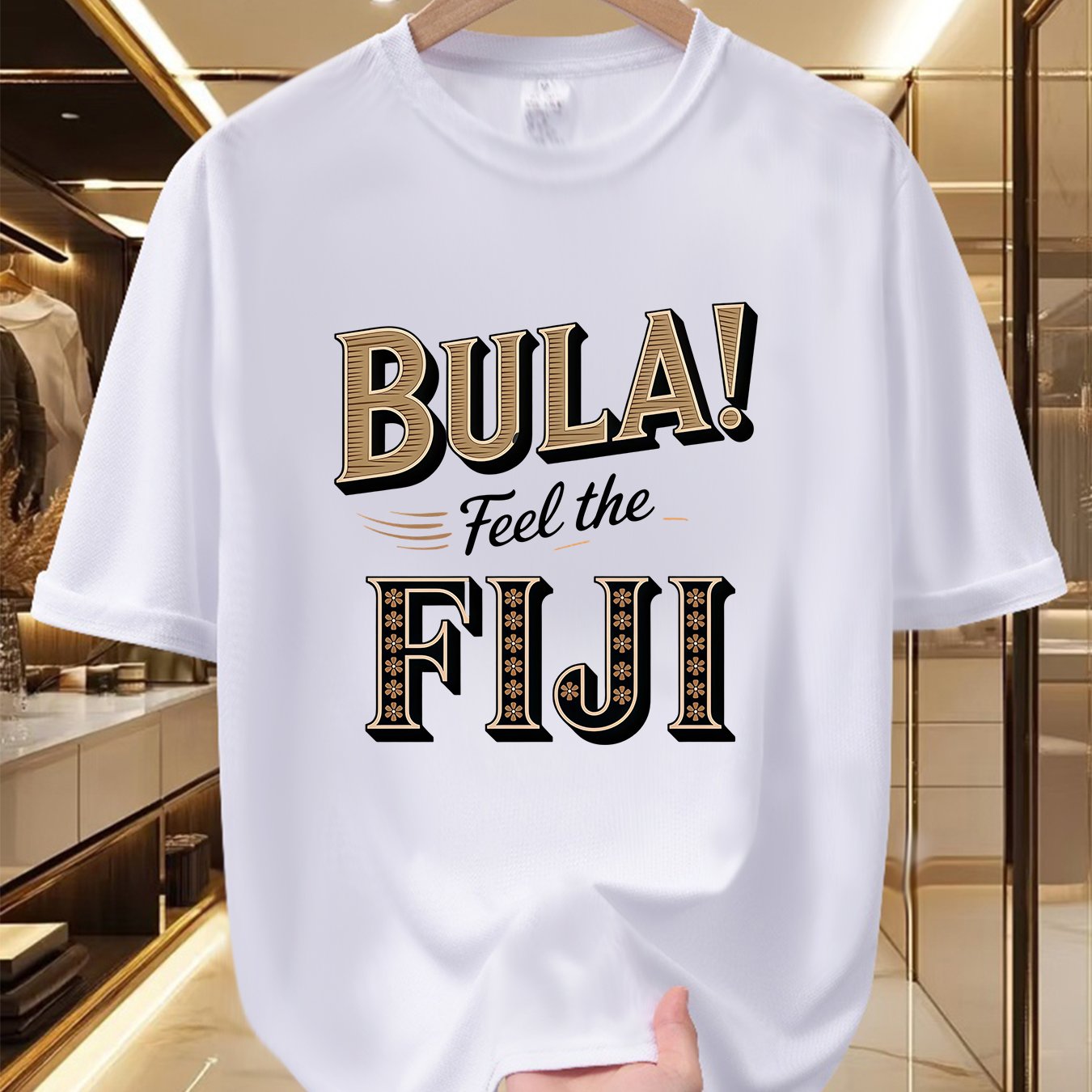TEMU Men's Graphic T-shirt - From , Relaxed Fit, 100% Polyester Fiber, Fun And Trendy Print, Crew Neck, Short Sleeve Summer T-shirt, T-shirt