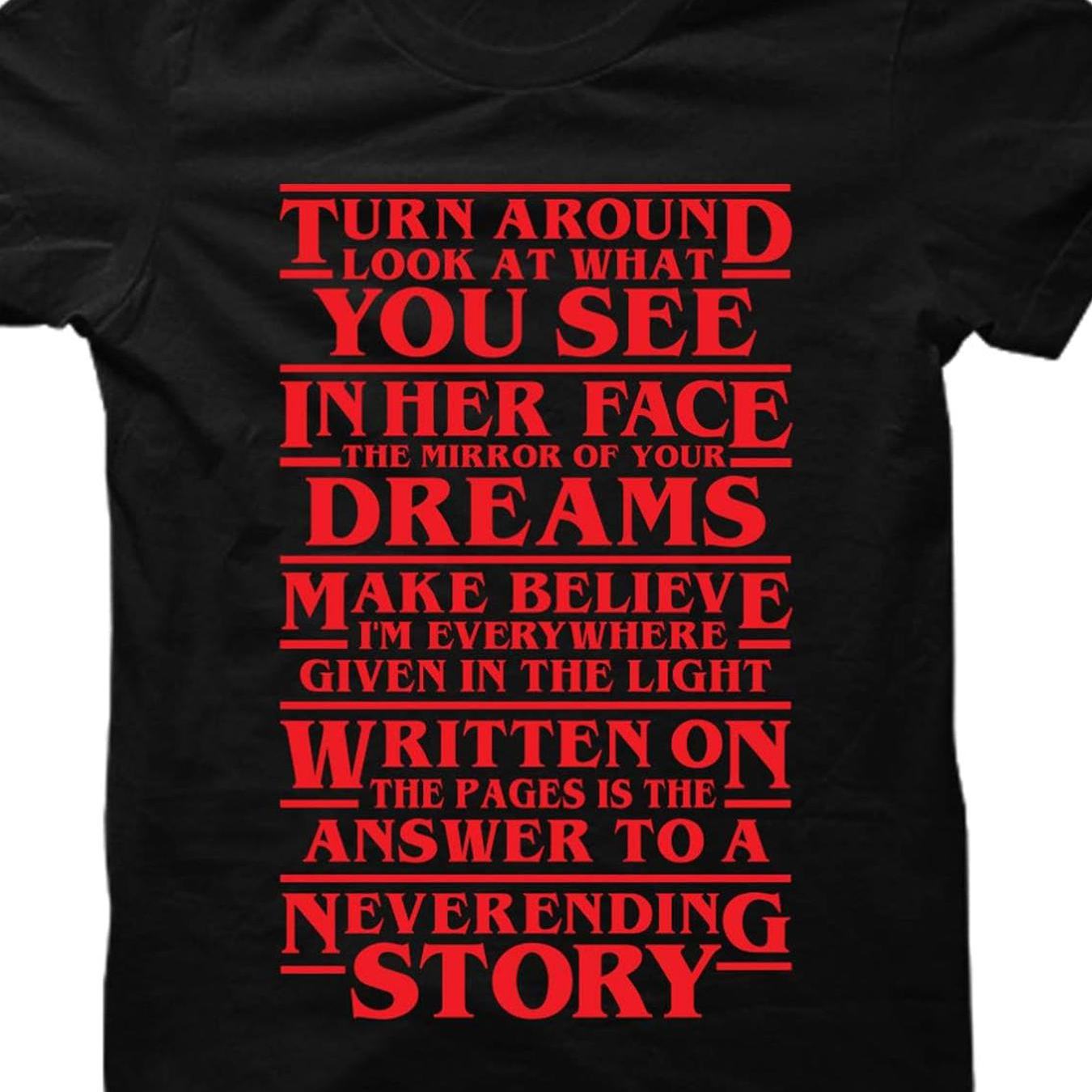 TEMU Story Lyrics Tv Show Ladies T Shirt