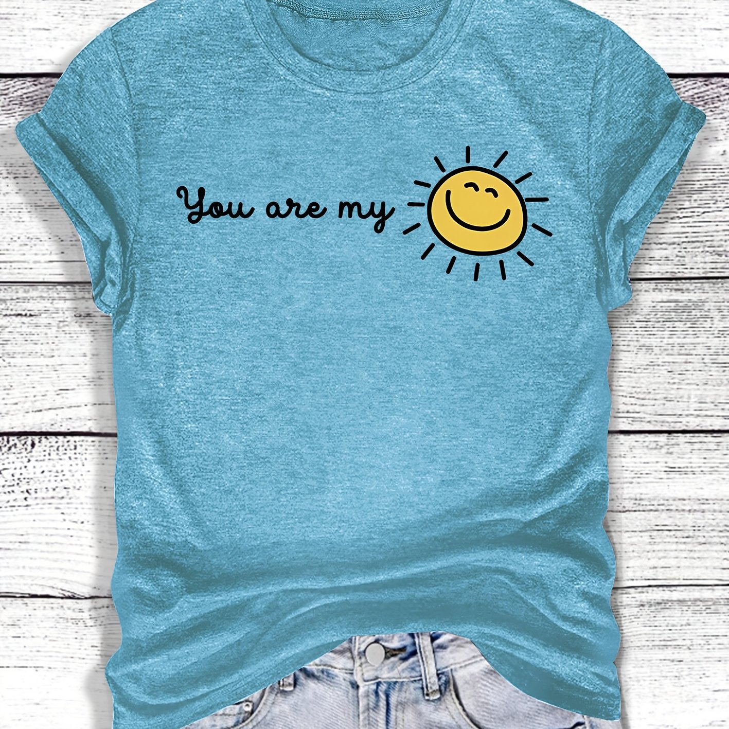 TEMU Soft And Breathable Spring And Autumn Casual Sports Round Neck Women's Short Sleeve T-shirt S-xxl