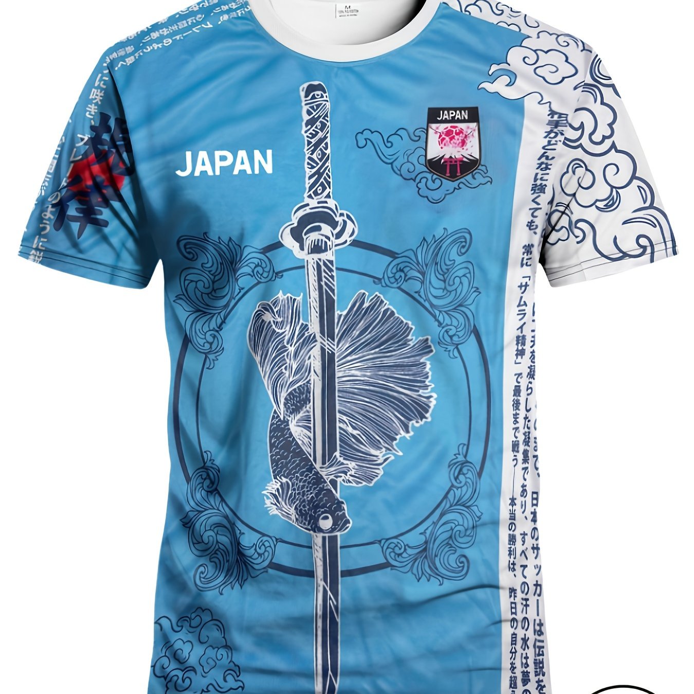 TEMU - Texture-'s Soccer Shirt Featuring A Design & A Comfortable, Moisture-wicking Round Neck, Suitable For Soccer Matches, Training, Fitness,