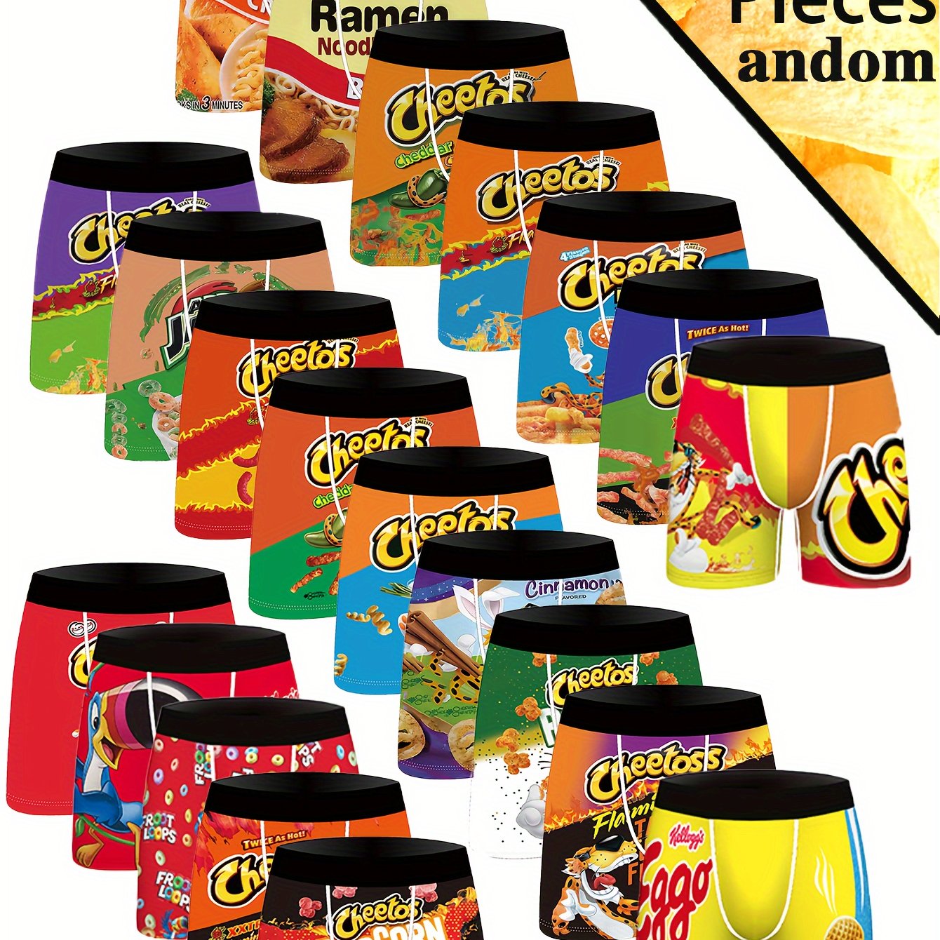 TEMU Novelty Briefs 3-pack - & , Polyester Underwear Knitted , Breathable 95% Polyester 5% Elastane,