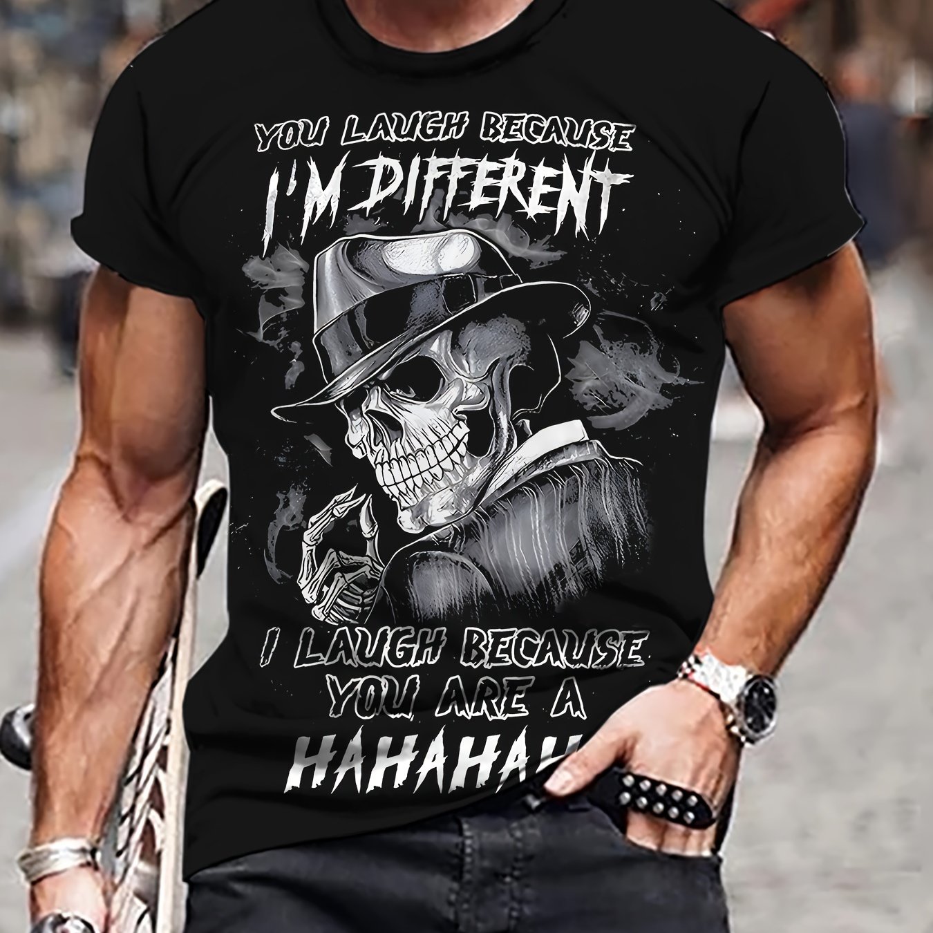 TEMU Men's Summer Printed Fashion T-shirt