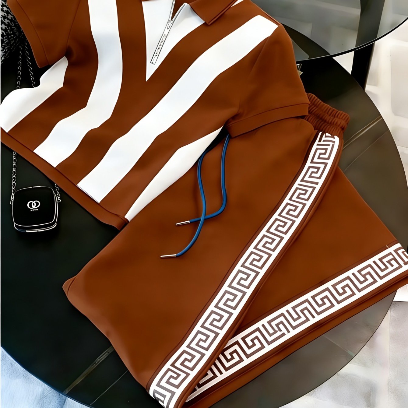 2pcs Men's Casual Sportswear Set: And Summer Collection, Short-sleeved Casual Shirt And Pants For Men. For Golf, Sports And Running And Other Occasions. Are A Of Colors From.
