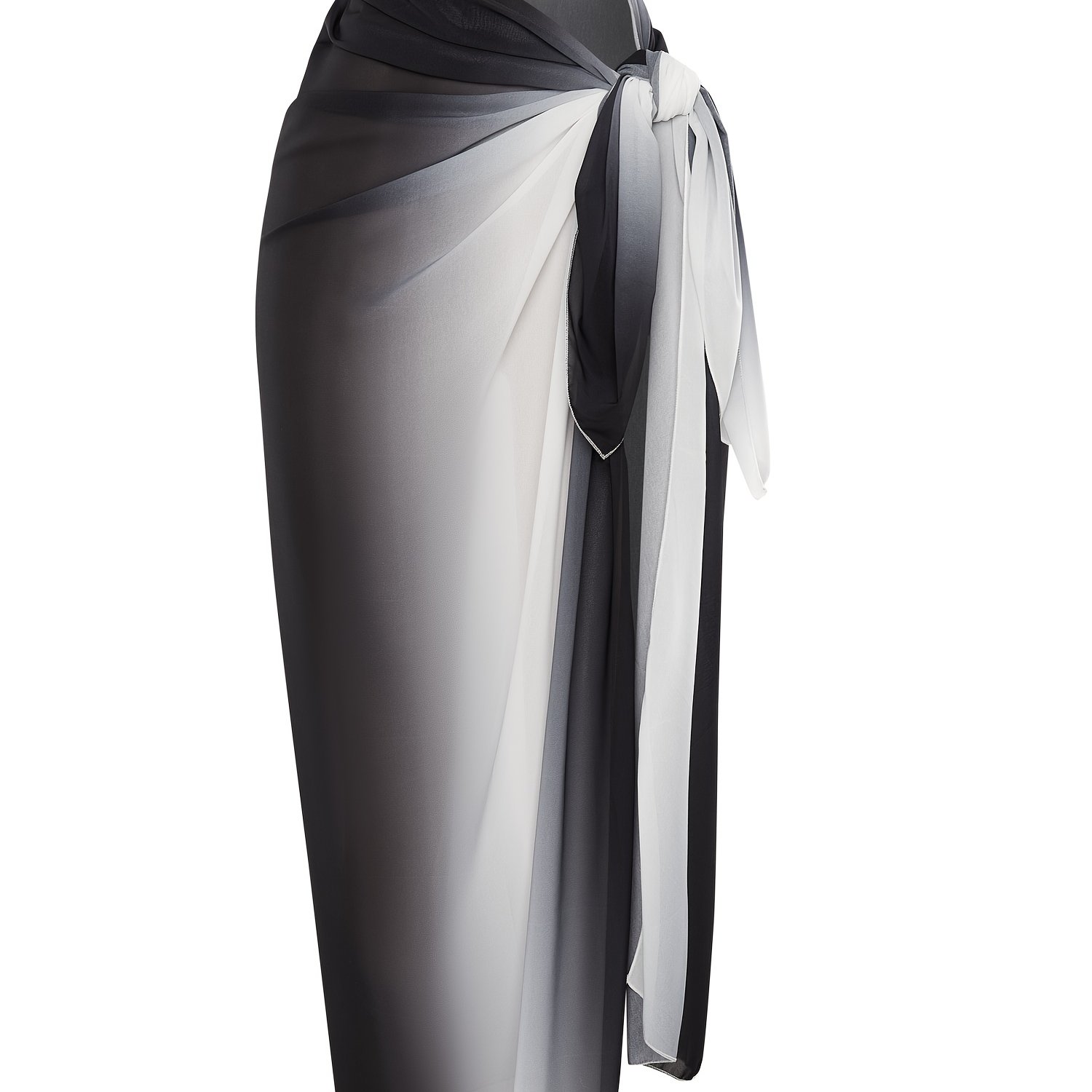 E-shop 25SS Sommer Trend Damen Strandurlaub Farbverlauf Batik Druck Wrap Rock