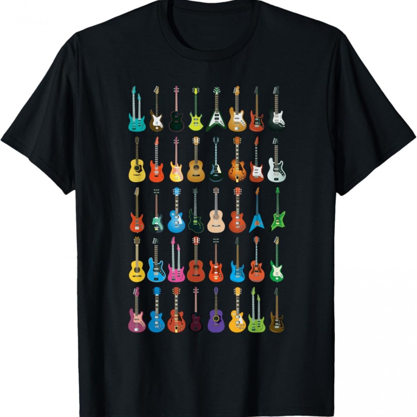 TEMU Humorous T-shirt Gift For Music Enthusiasts Who Guitars