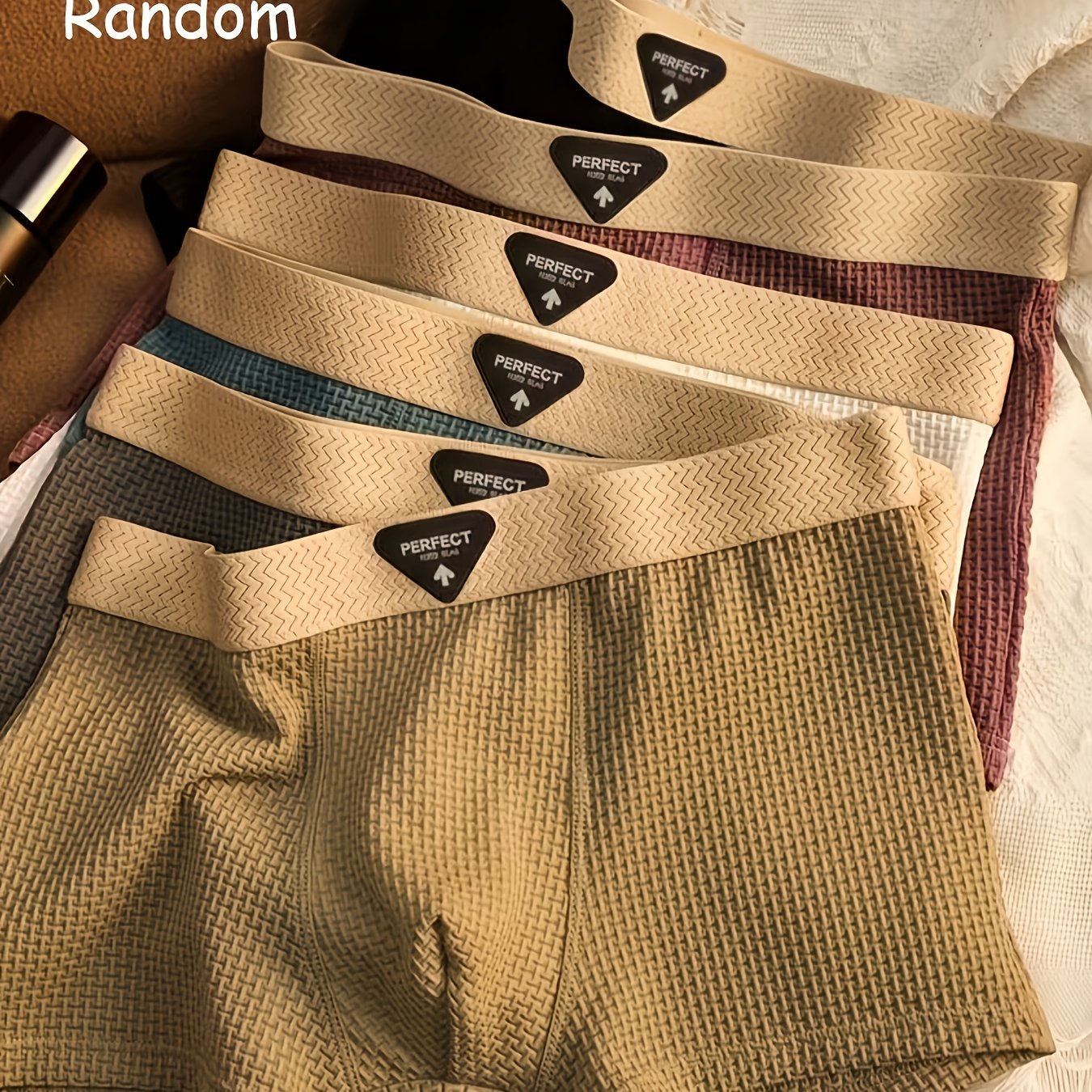 E-shop 6er-Packung Herren Boxer Briefs Unterwäsche - Weiche, atmungsaktive Ice Fiber Boxershorts, minimalistische, einfarbige Boxershorts,