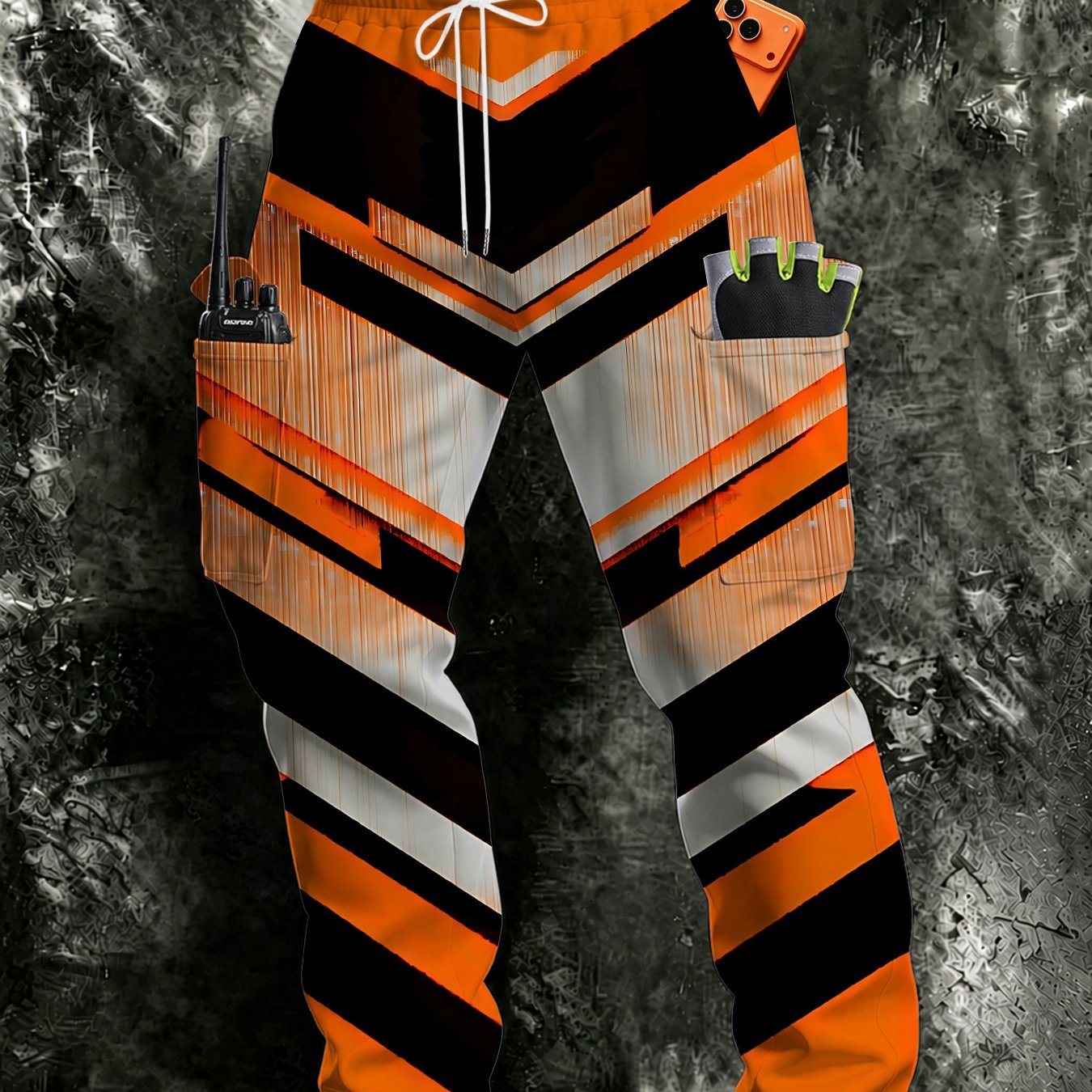 TEMU Men's Stylish Cargo Pants, Loose Casual Cut With Multi-, Suitable For Spring And Autumn Wear, Ideal For Daily Life, Casual , Hiking, Outdoor