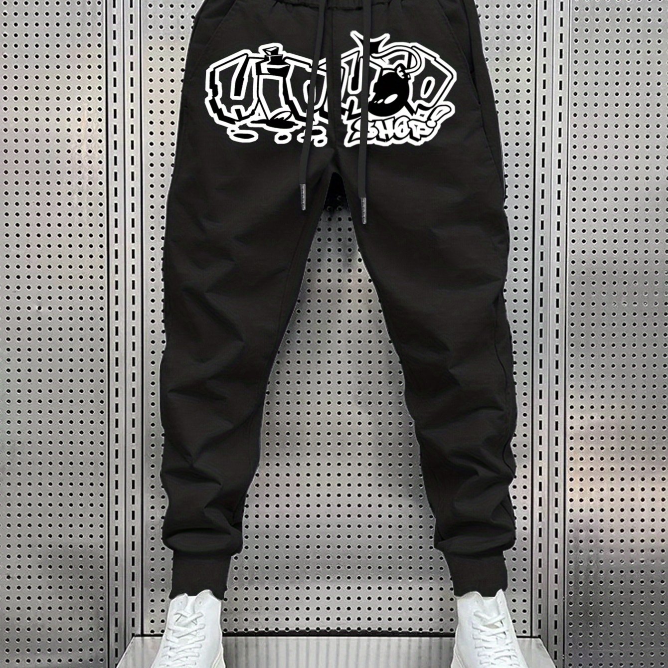 TEMU Trendy And Fashionable Printed Casual Trousers