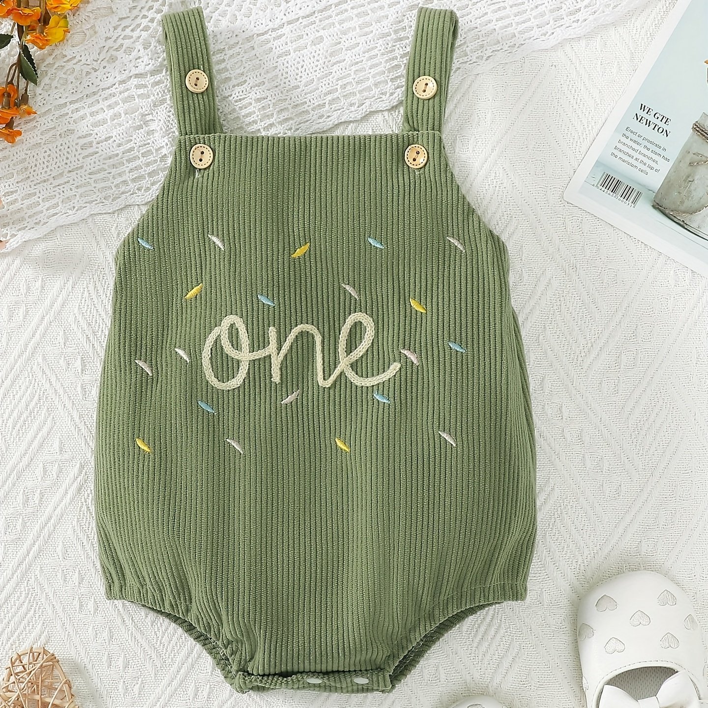 Image of Ge2350a Girls' Unisex Boys' Toddler Sleeveless Cute Towel One-shoulder Romper For , Perfect For Outdoor