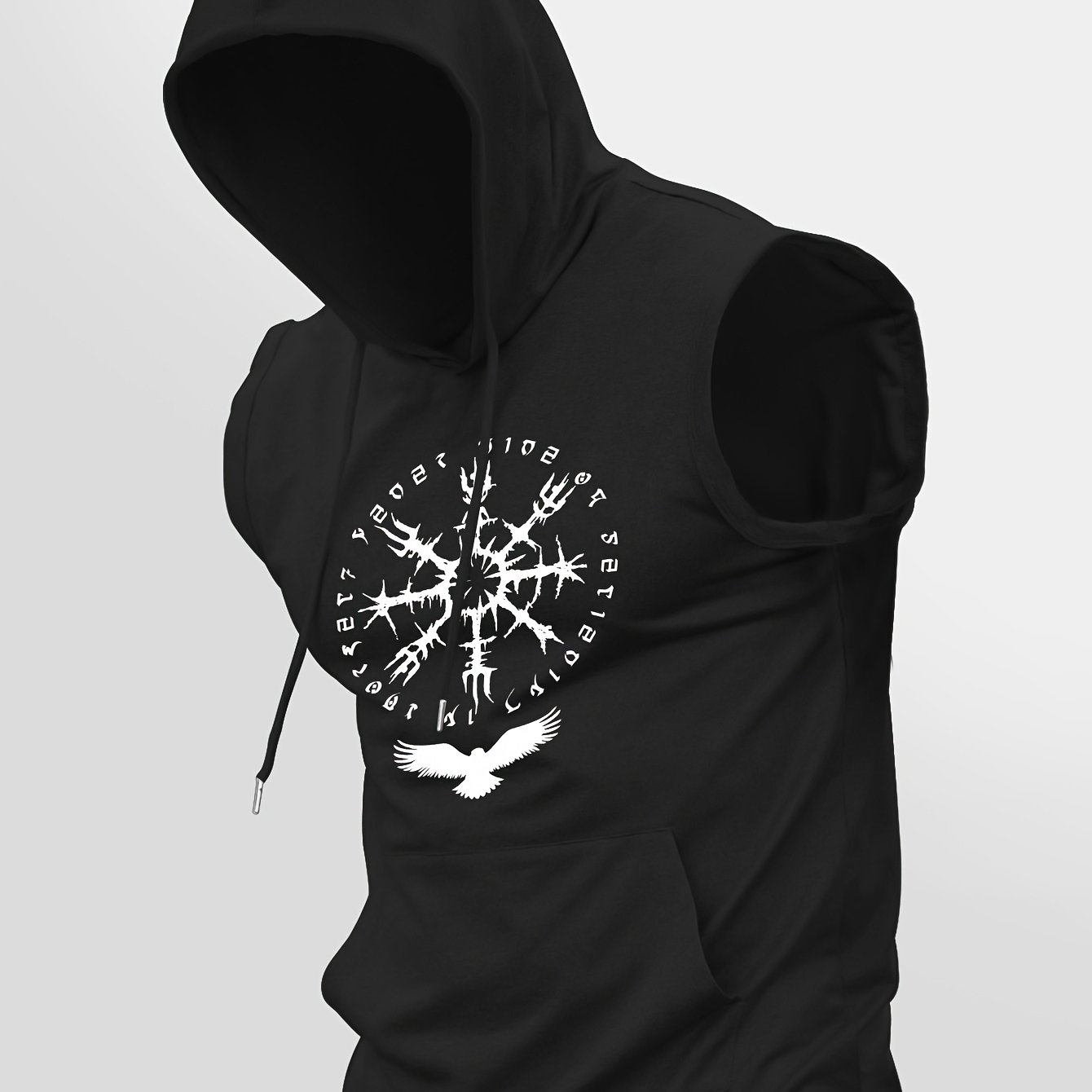 TEMU Men's Fashion Trendy Sports Hooded Vest