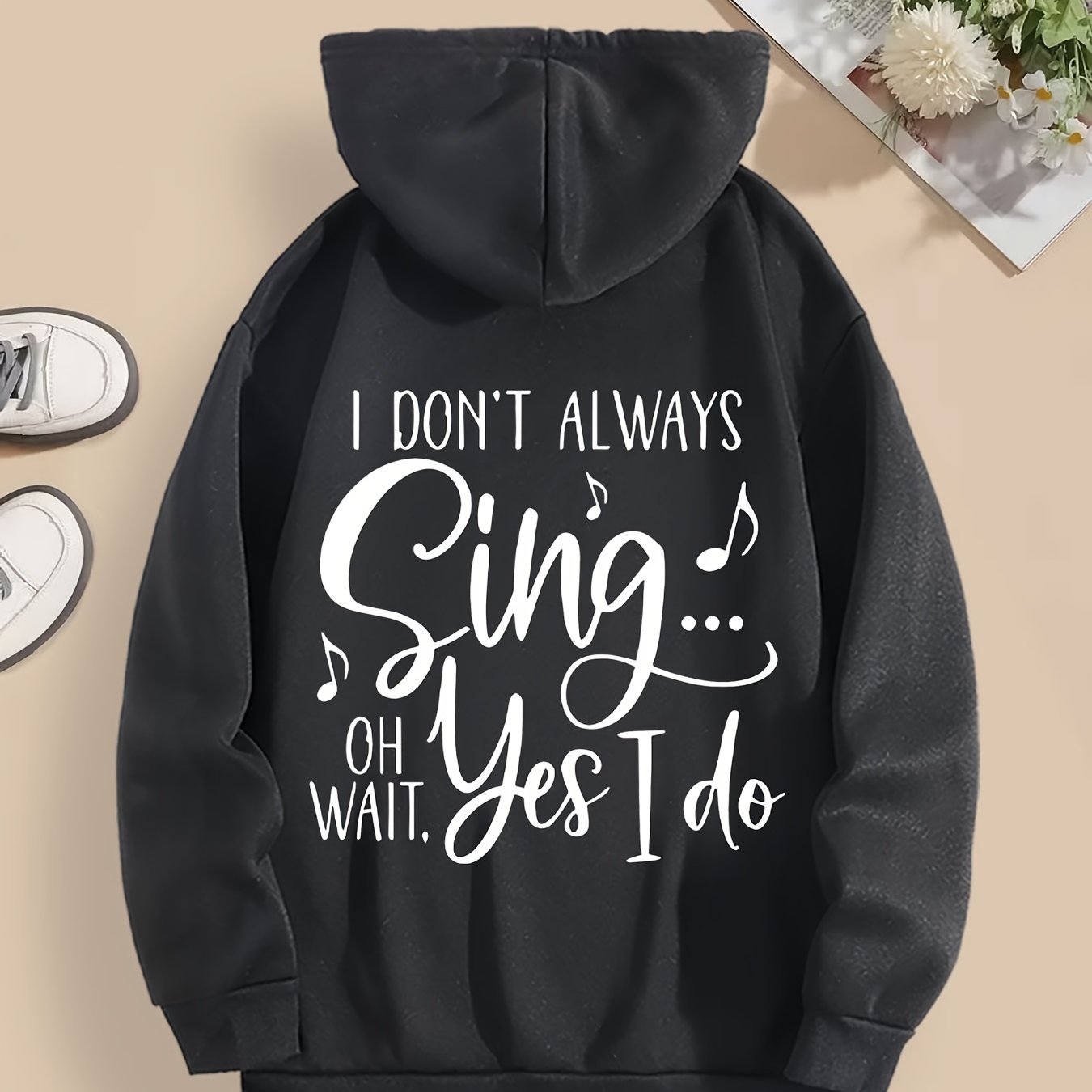 TEMU Sing. Wait, Sing. Sweatshirts, Music Sweatshirts, Gifts From Music Teachers, Music Lovers, Piano Teachers, Interesting Music Quotes