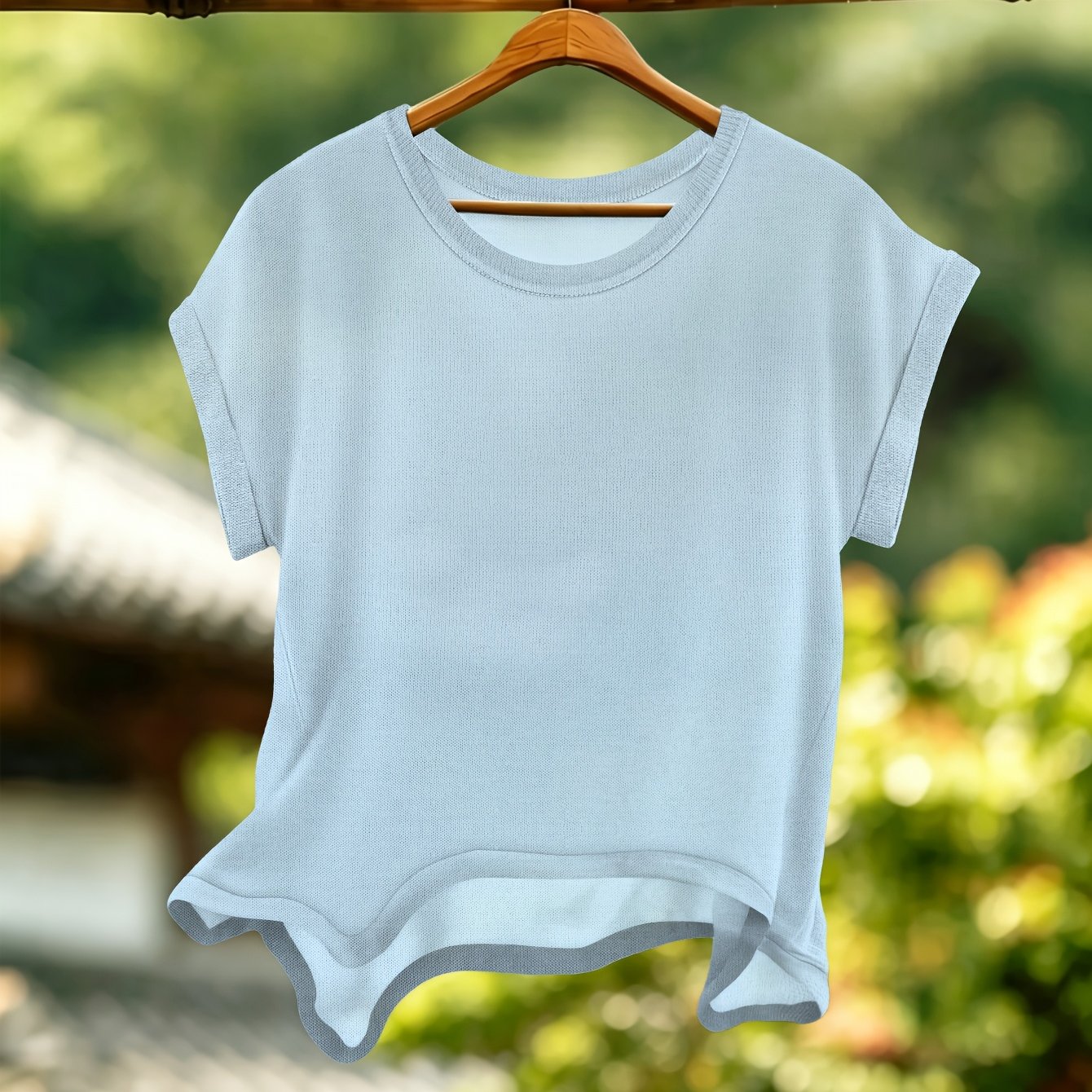 TEMU Loose Breathable Lightweight Women's Sweater - High-quality And Linen, Pullover With Drop Shoulder Design, Macaron Color Palette, Easy And Top