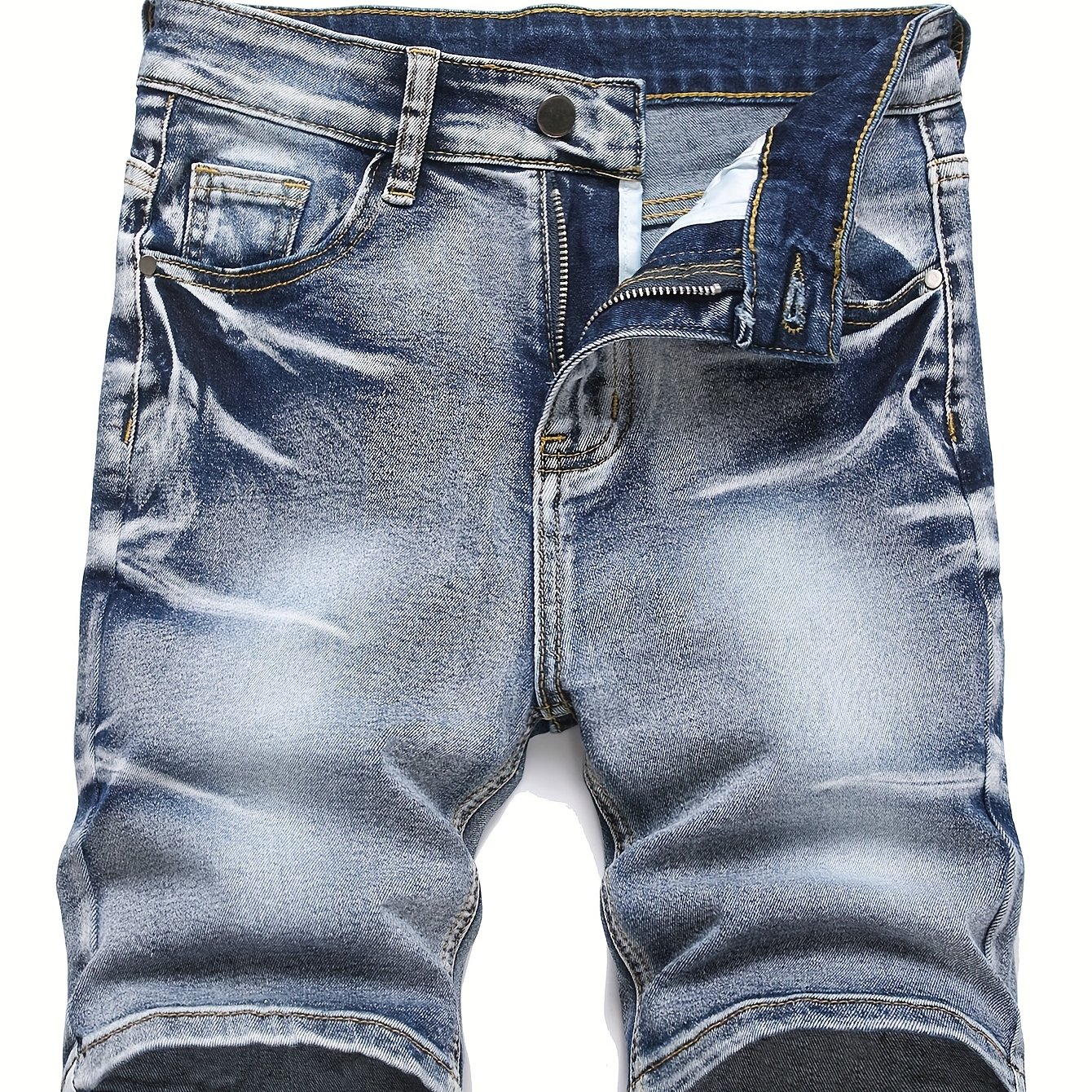 Gengyuan's Of Men's Stretch Denim Shorts