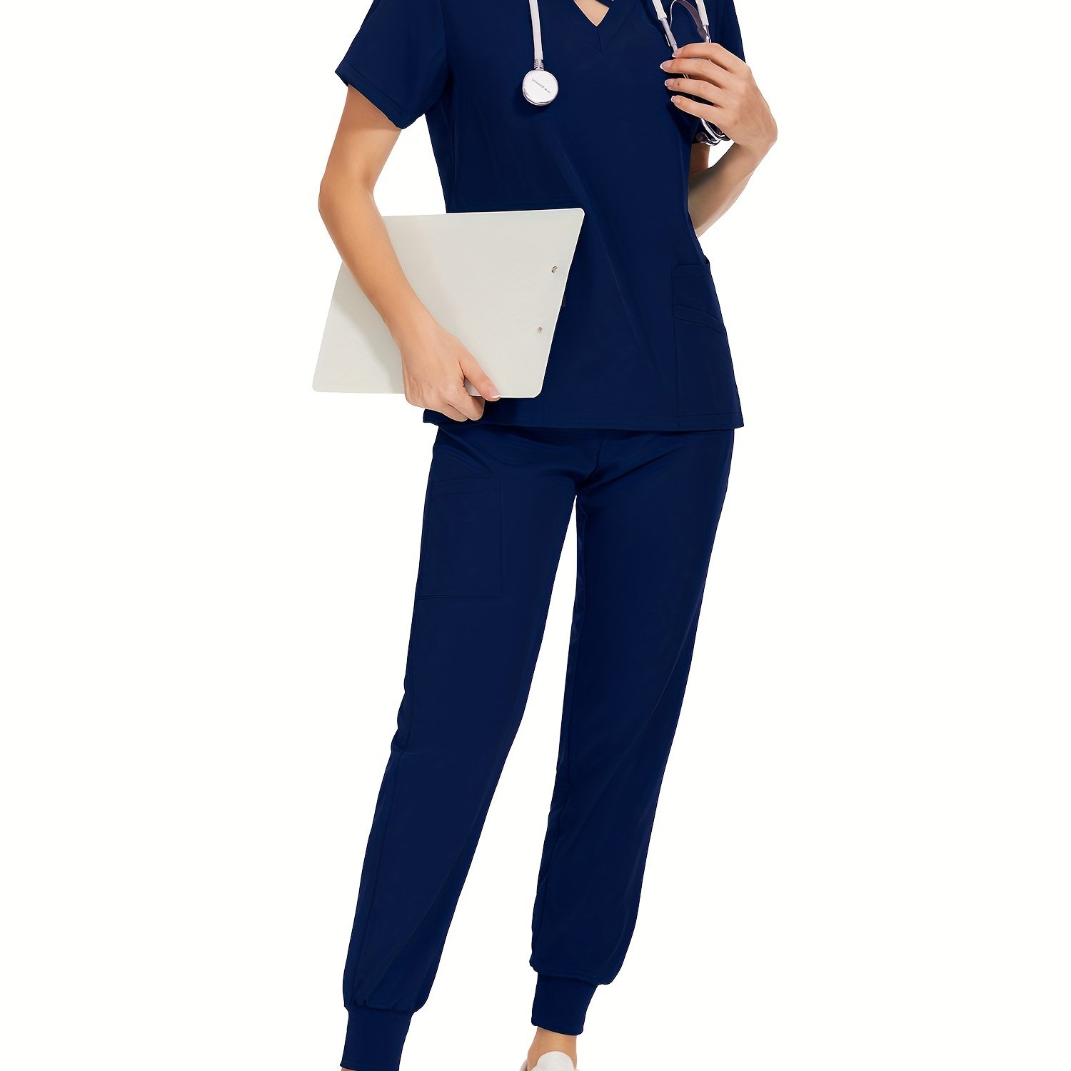 TEMU High Quality Hot Hospital Uniform Wholesale Tops And Pants Women Nursing Scrubs Uniforms Sets Doctor Workwear, Nurse Scrubs, Nurse Pants, Nurse