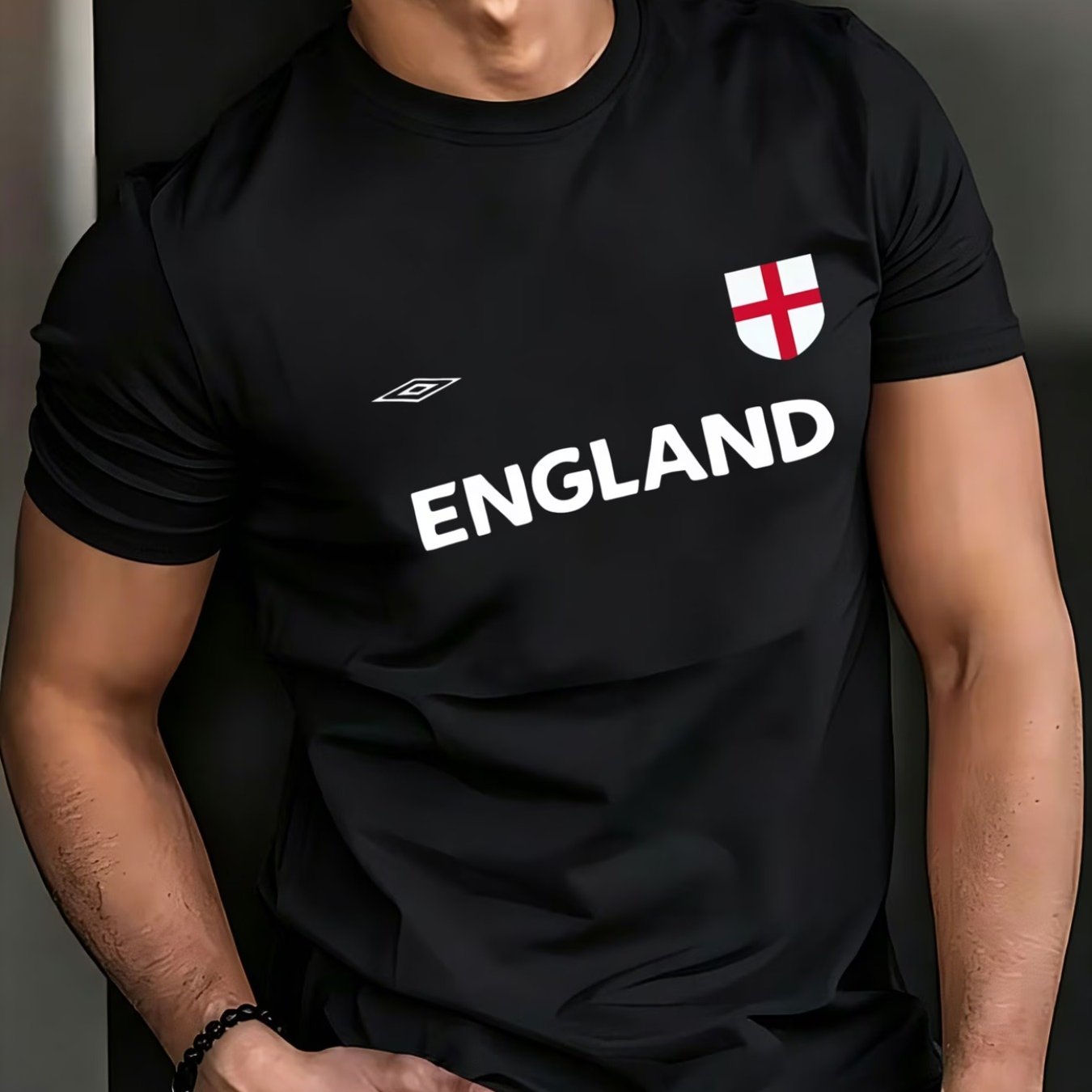 TEMU Style Men's T-shirt, Crew Neck Printed , Lightweight And Breathable For , Versatile, Sizes S-xxxl