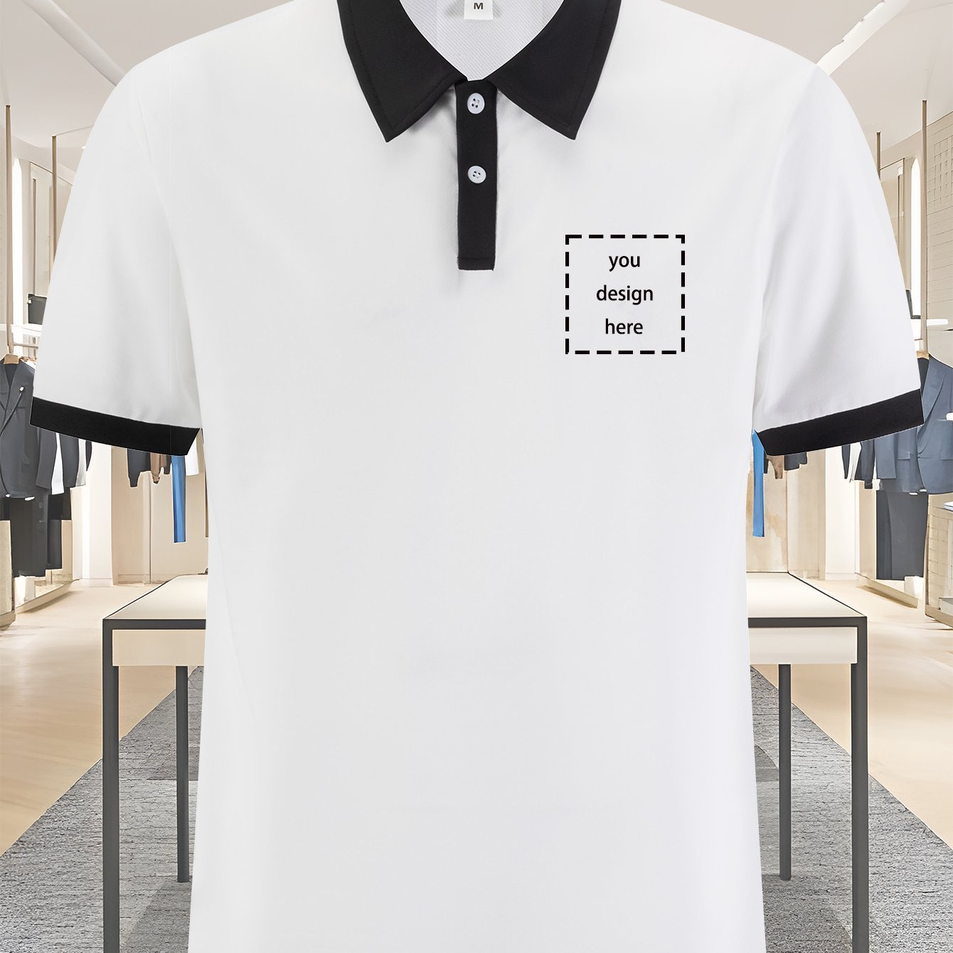 TEMU Men's Printed Short Sleeve Shirt