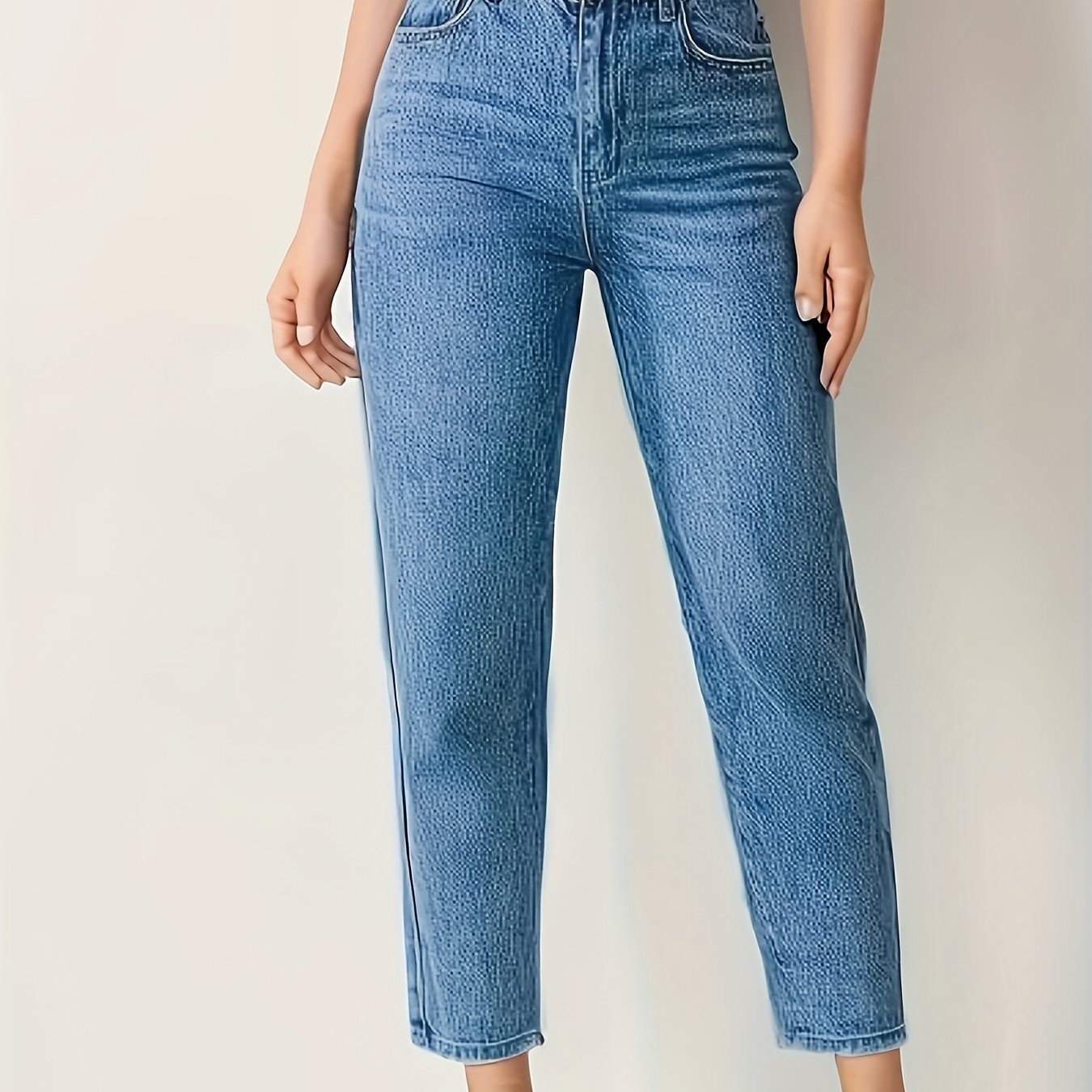 Women's Stretch Fit Long Pants With Elastic Waistband And Legs