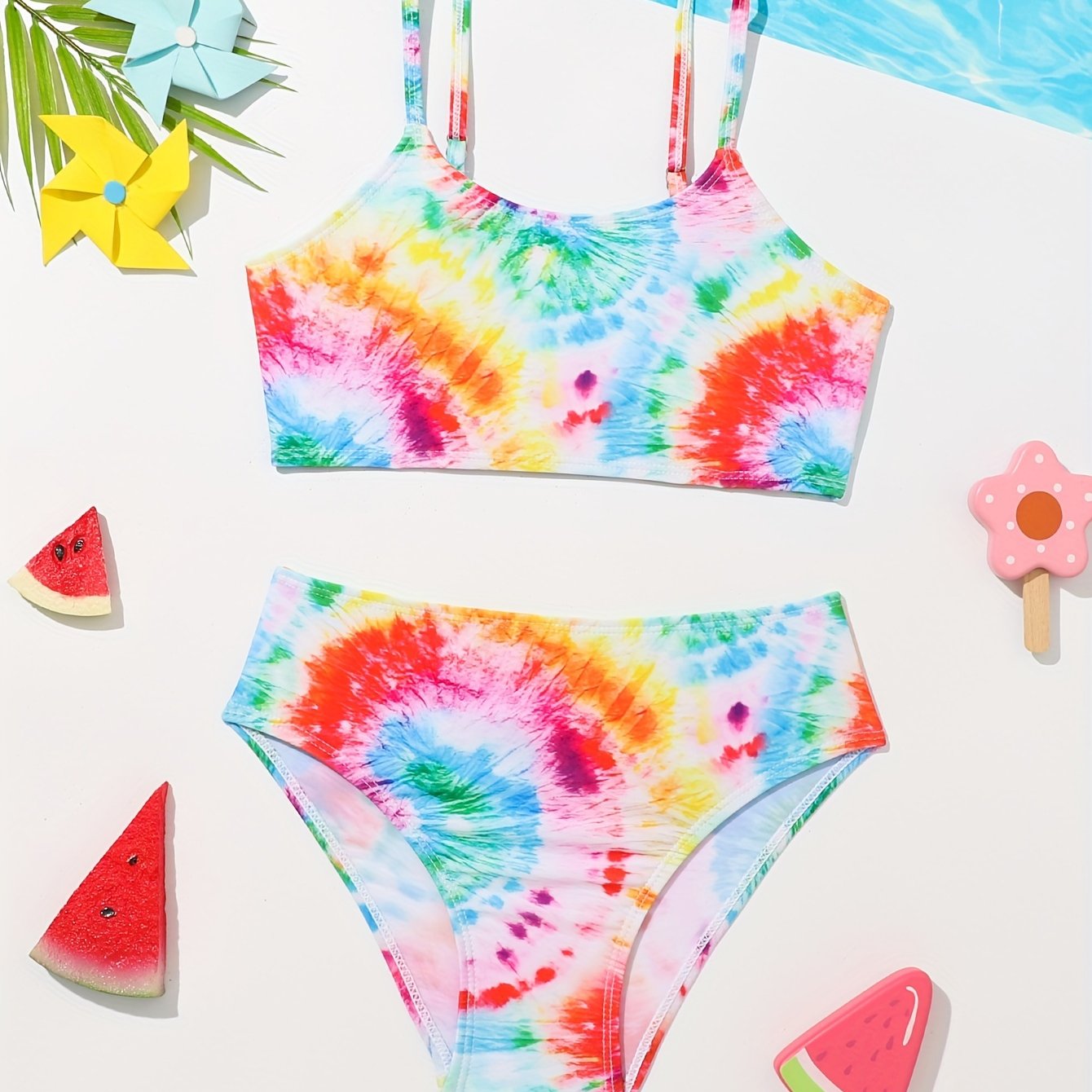 Girls Separated Swimsuit Set