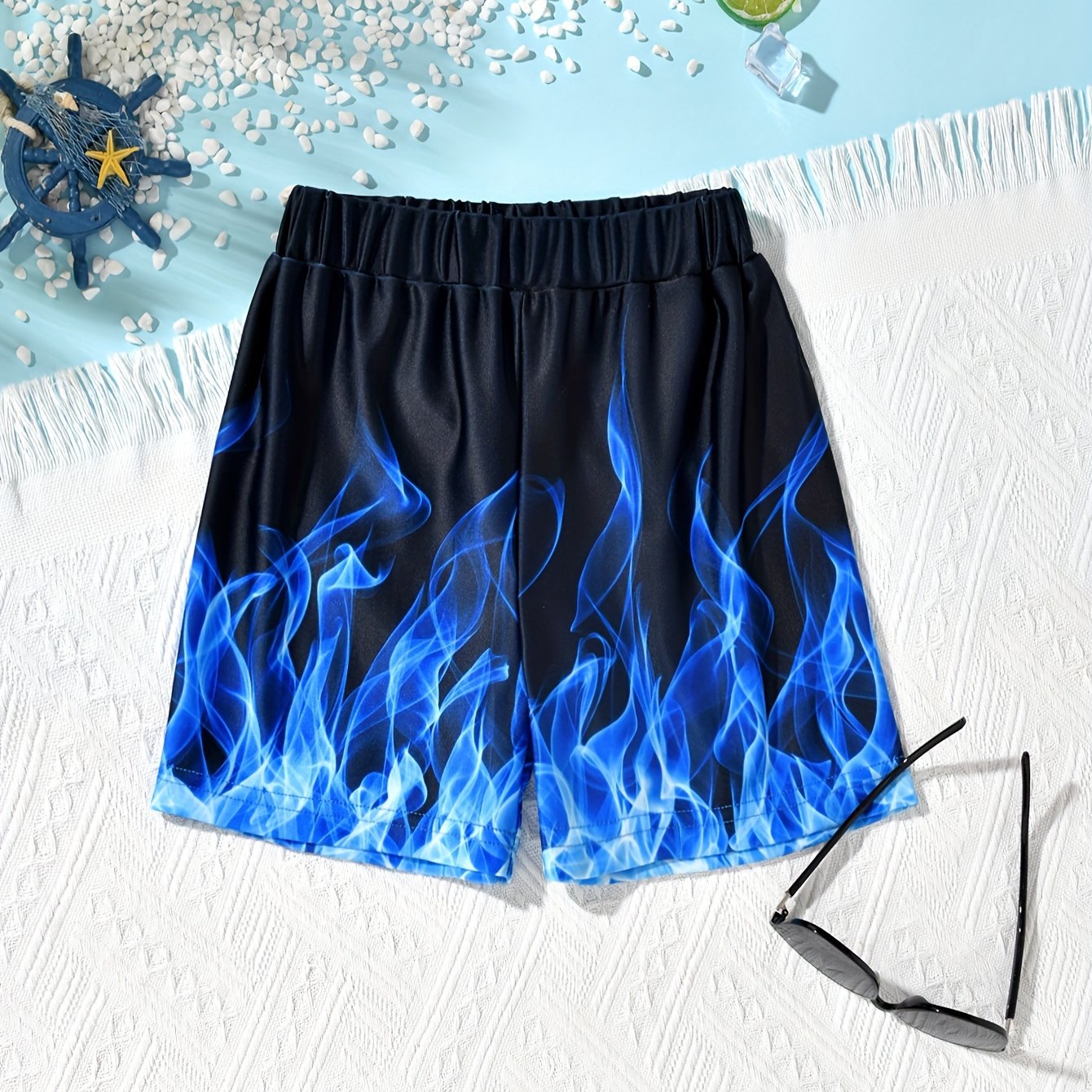 Blue fire sale shorts