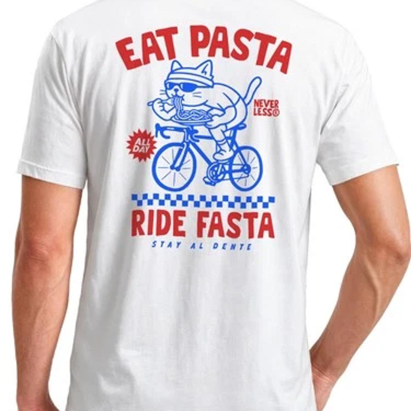 Image of Cat Pasta Design Men's Plus Size T-shirt Unisex Tee, Plus Size