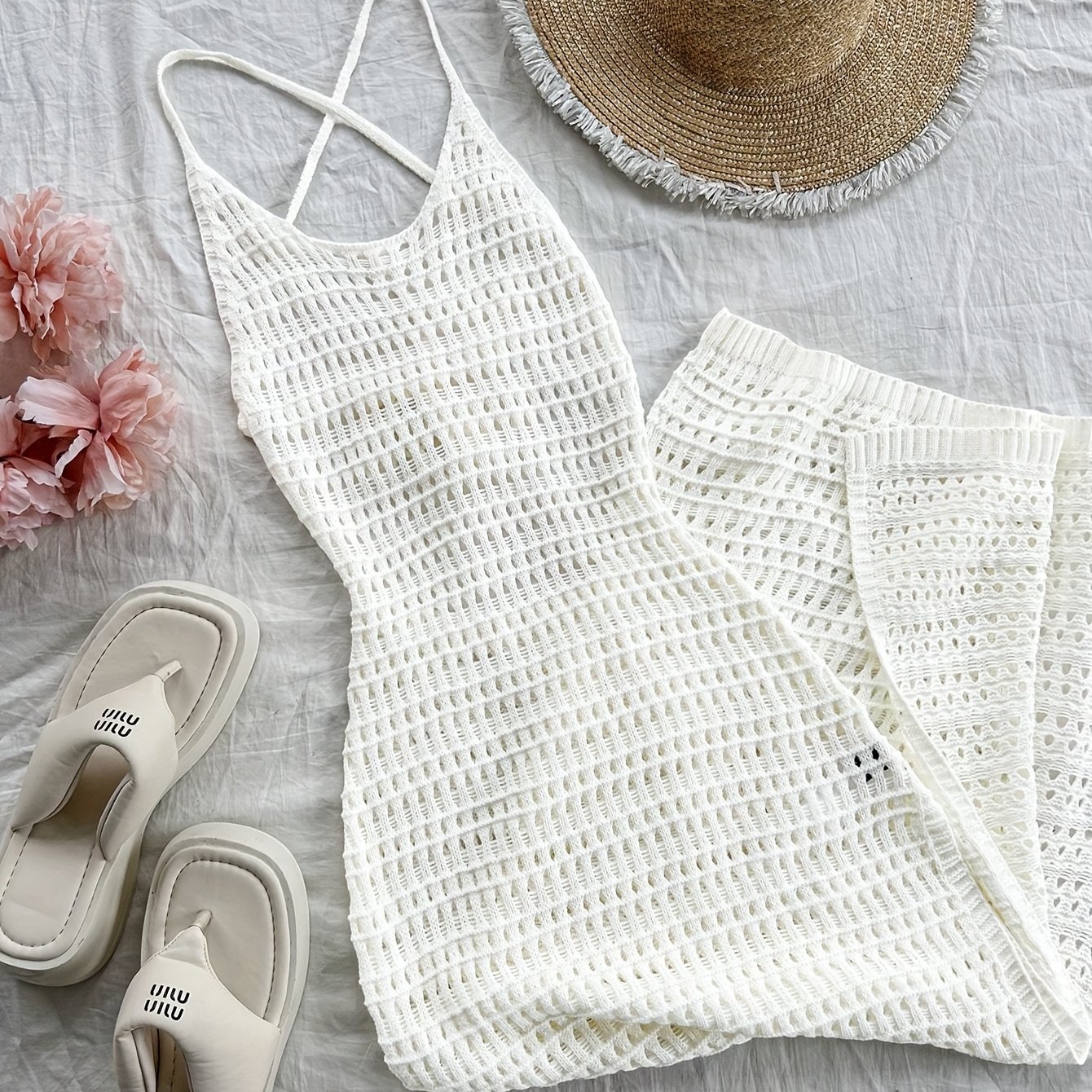 Image of Women's Fashion Sexy Dress With Hollow-out Design