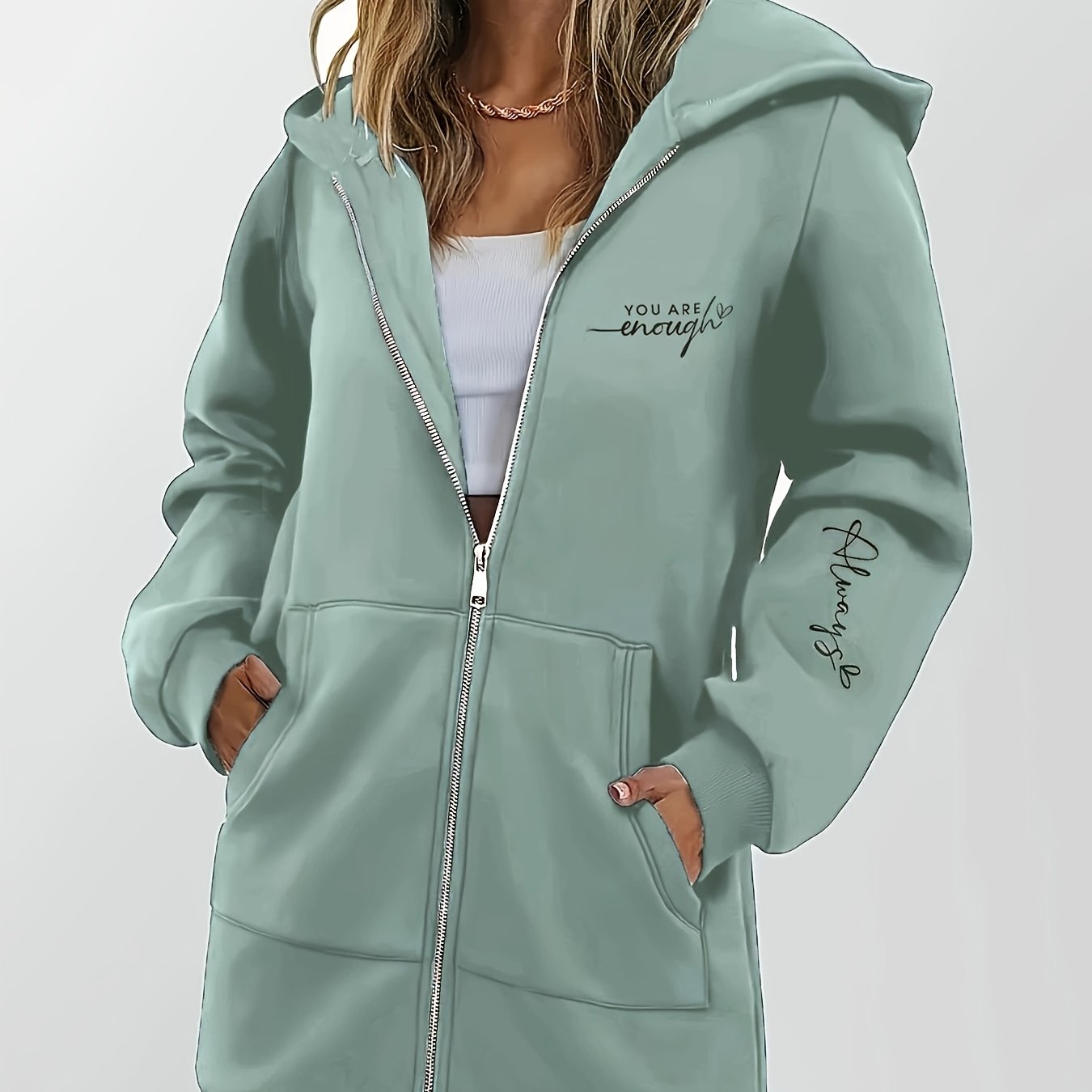Women's Fashion Zip-up Hoodie