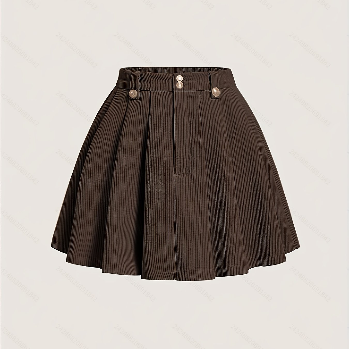 Solid Color Elegant Fashion Skirt