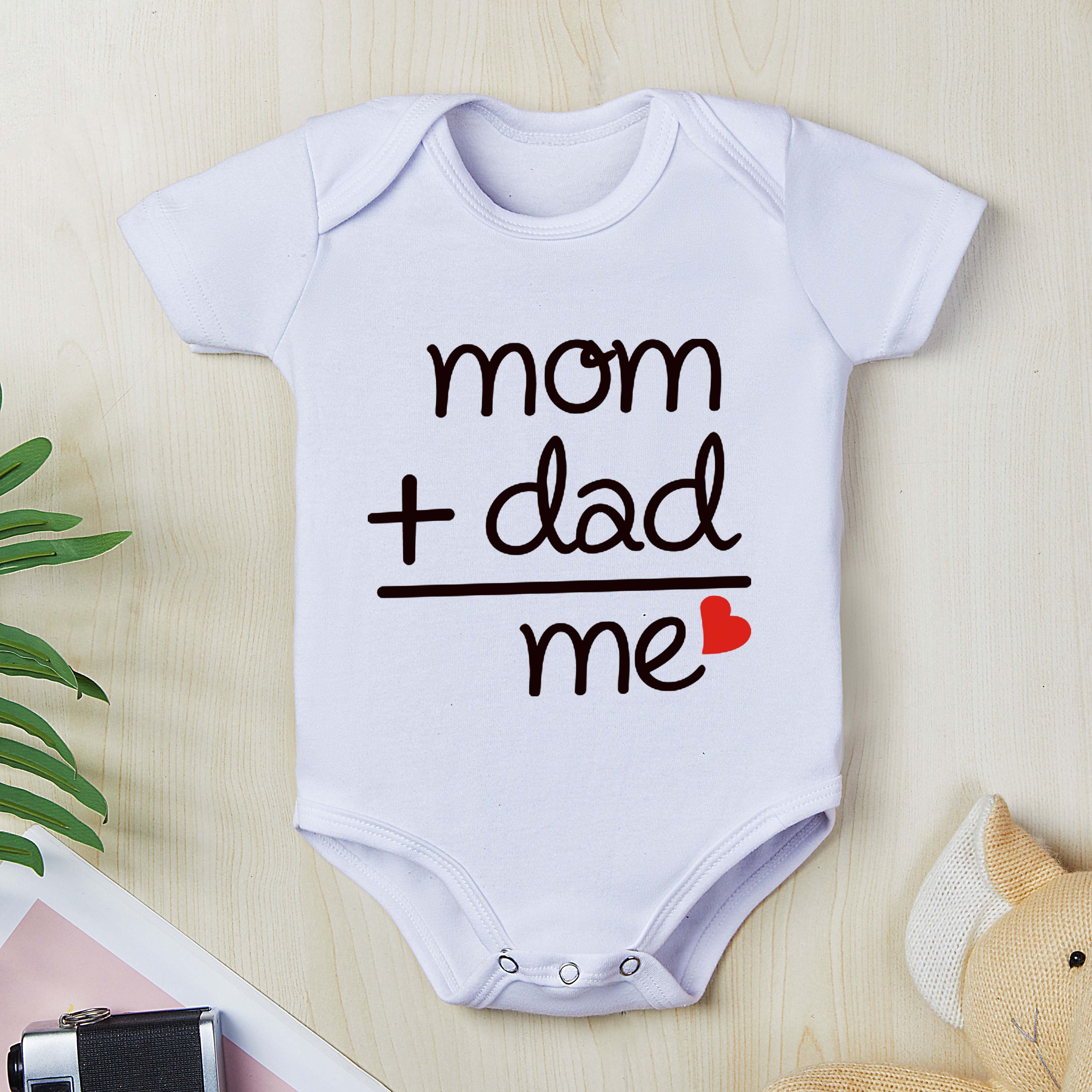 Baby Bodysuit Newborn Clothing Letter Print Romper Short Sleeve, Perfect For Outdoor
