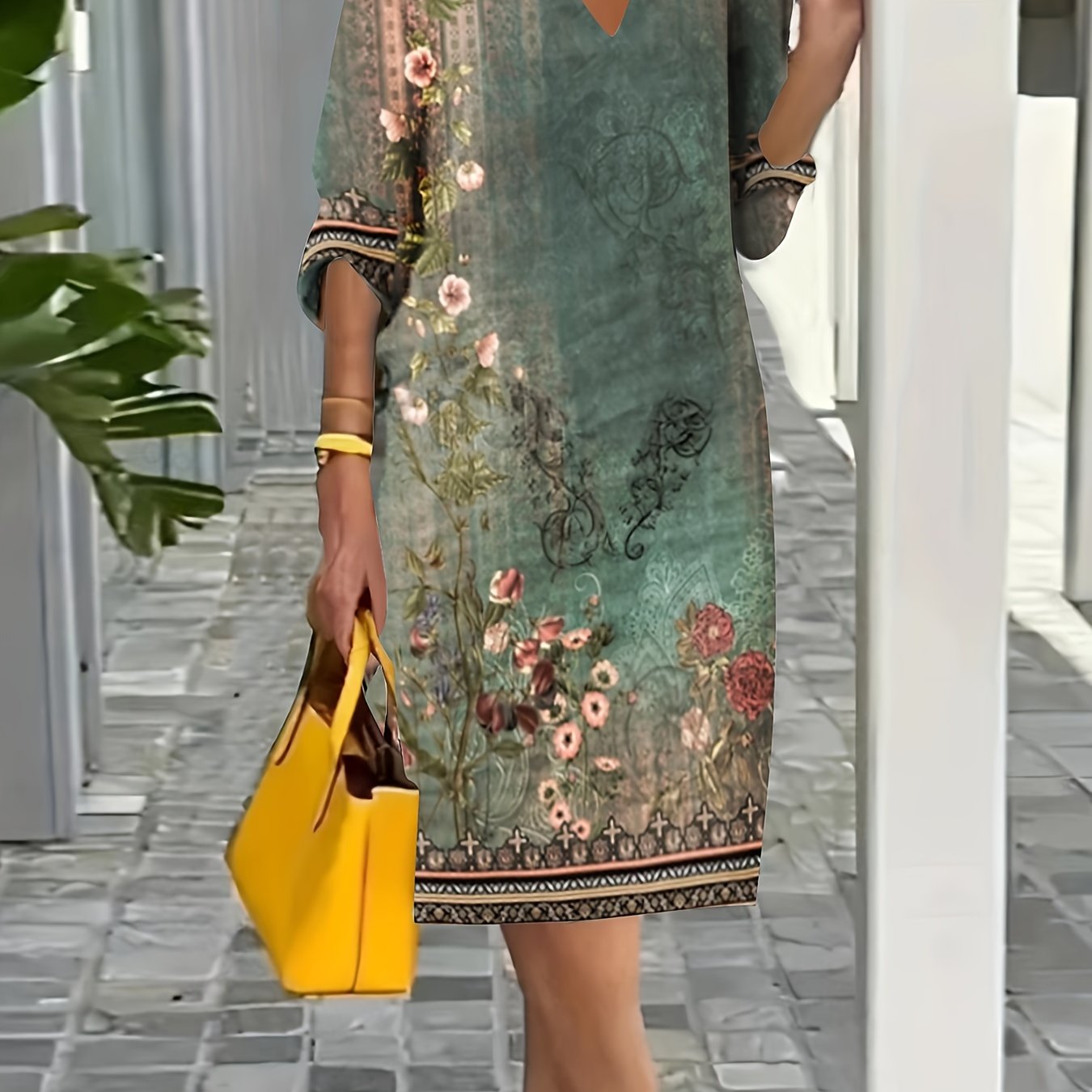 Women's Loose Casual And Festive Retro Style Dress Spring Summer Elegant Dress