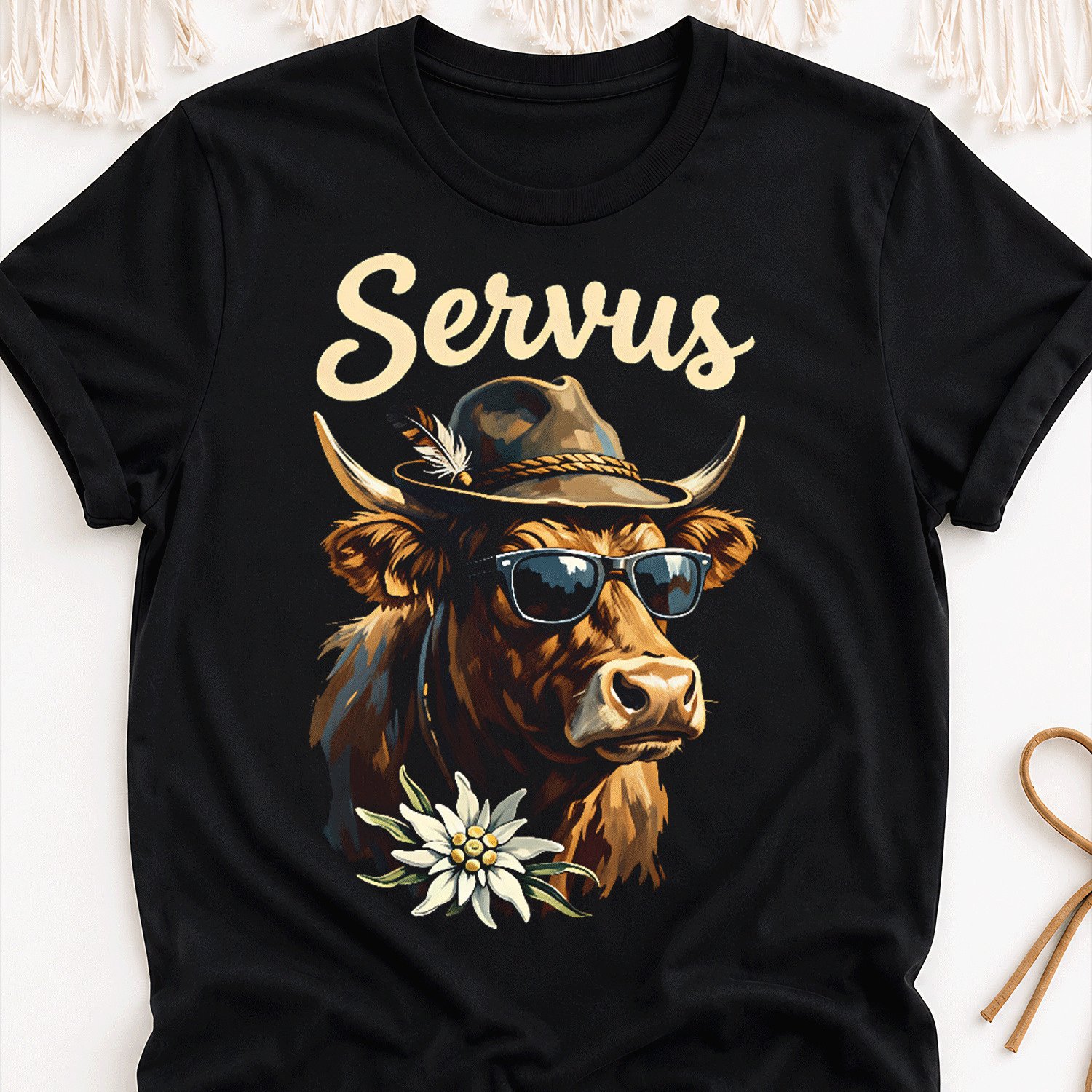 Image of Plus Size - Cow Oktoberfest T-shirt - & Print, Y2k Retro Oversized Unisex Tee For , Loose Fit Streetwear For Oktoberfest Parties, Machine Washable, Heat Transfer