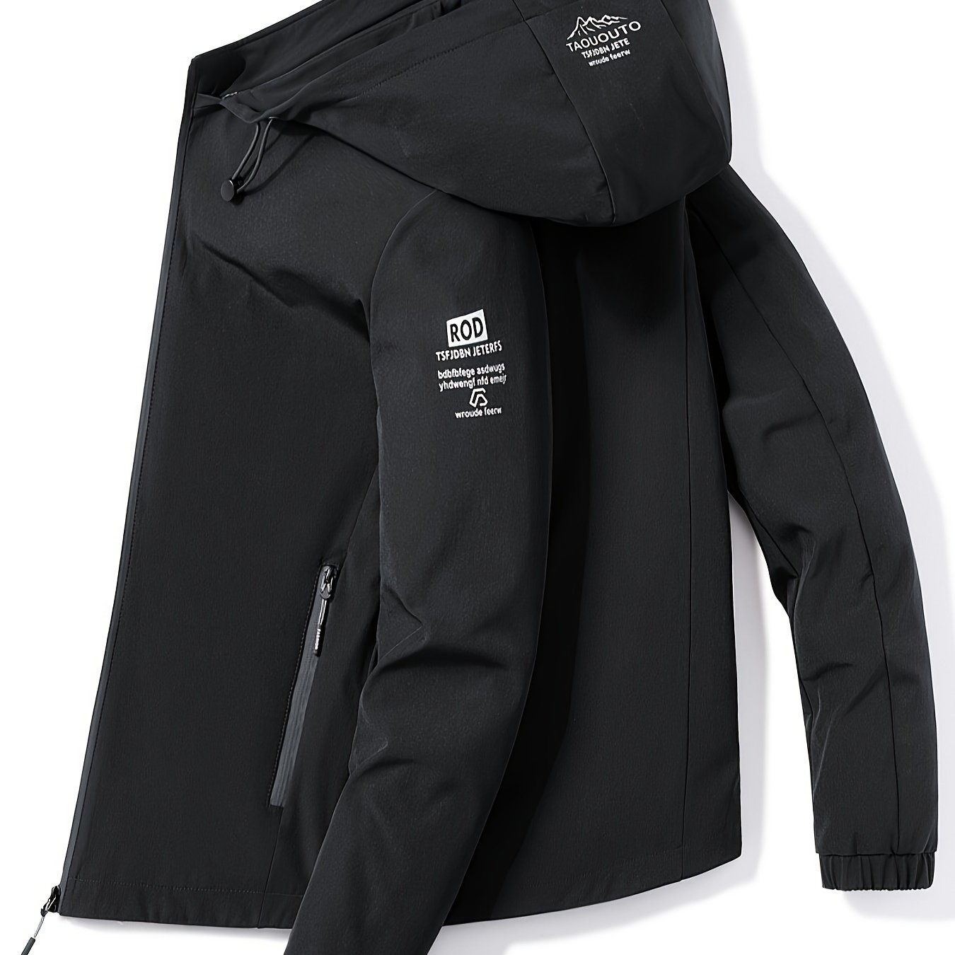 TEMU Men's Spring/autumn New Casual Windproof Collar Jacket, Men's Slim Fit Clothing