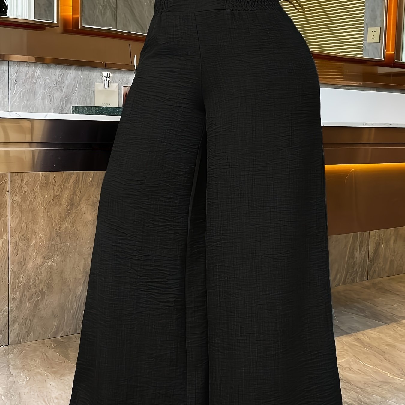 TEMU New Wide-leg Waist-cinching Pants For Women